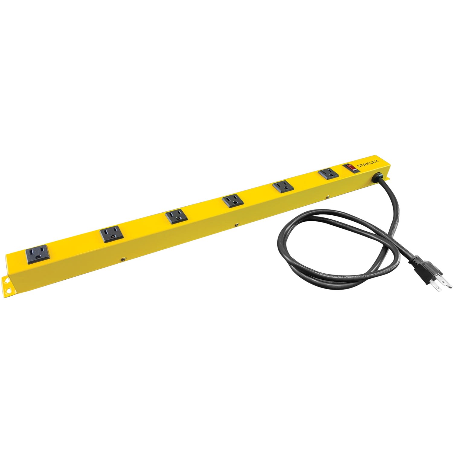 Stanley ShopMAX Pro 31613 6-Outlet Surge Protector Power Bar, 4ft, Yellow - Image 4