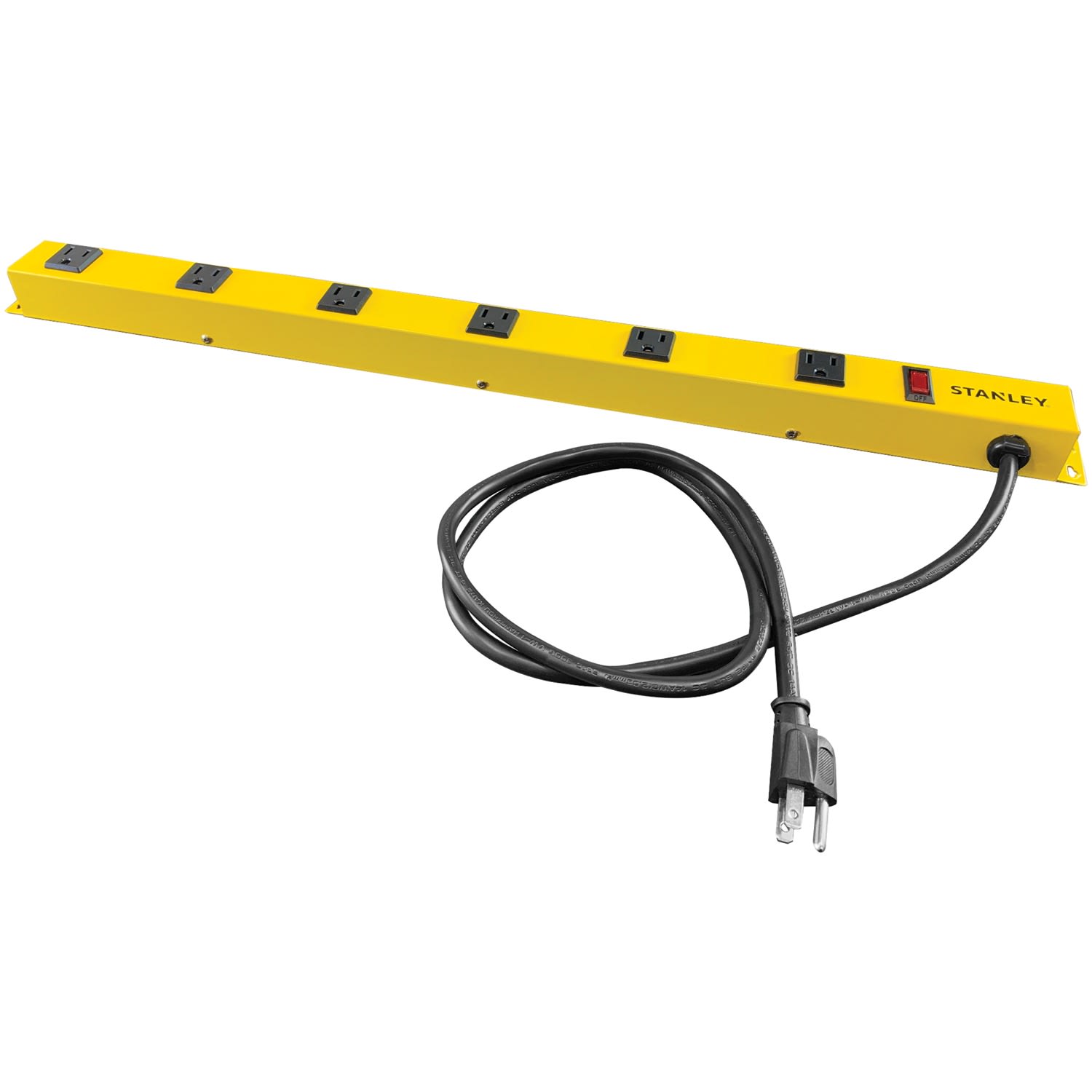 Stanley ShopMAX Pro 31613 6-Outlet Surge Protector Power Bar, 4ft, Yellow - Image 5
