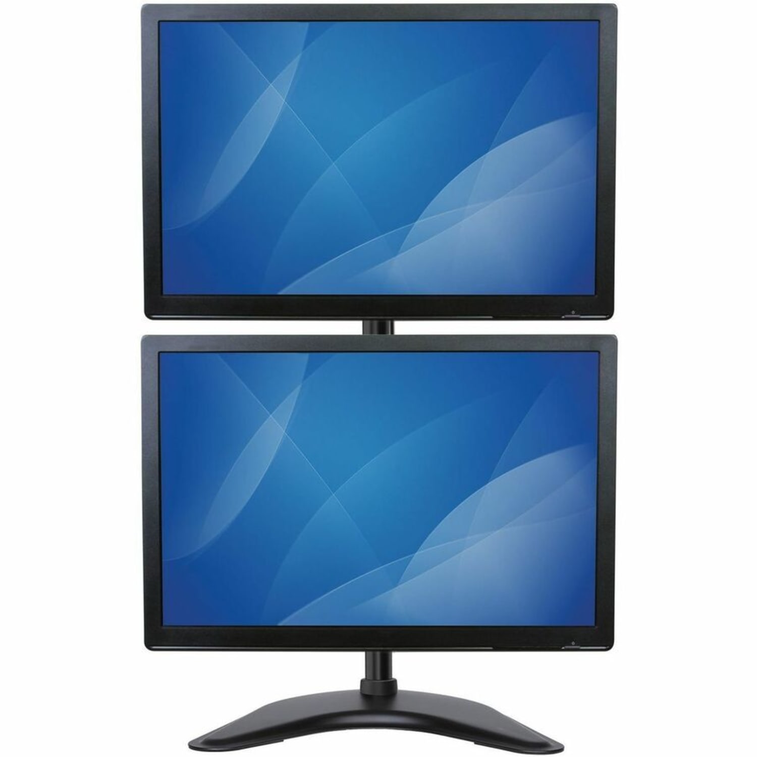StarTech.com Vertical Dual Monitor Stand - Heavy Duty Steel - Monitors up to 27in - Vesa Monitor - Computer Monitor Stand - Image 6