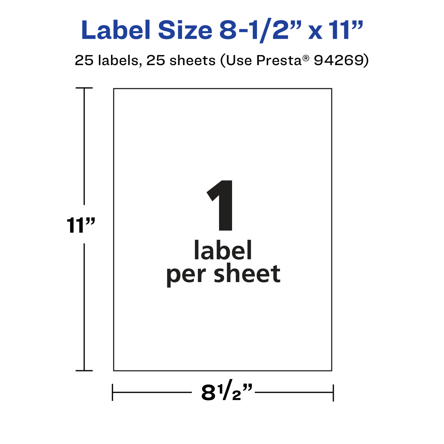 Avery Glossy Permanent Labels, 94269-CGF25, Rectangle, 8-1/2in x 11in, Clear, Pack Of 25 - Image 6