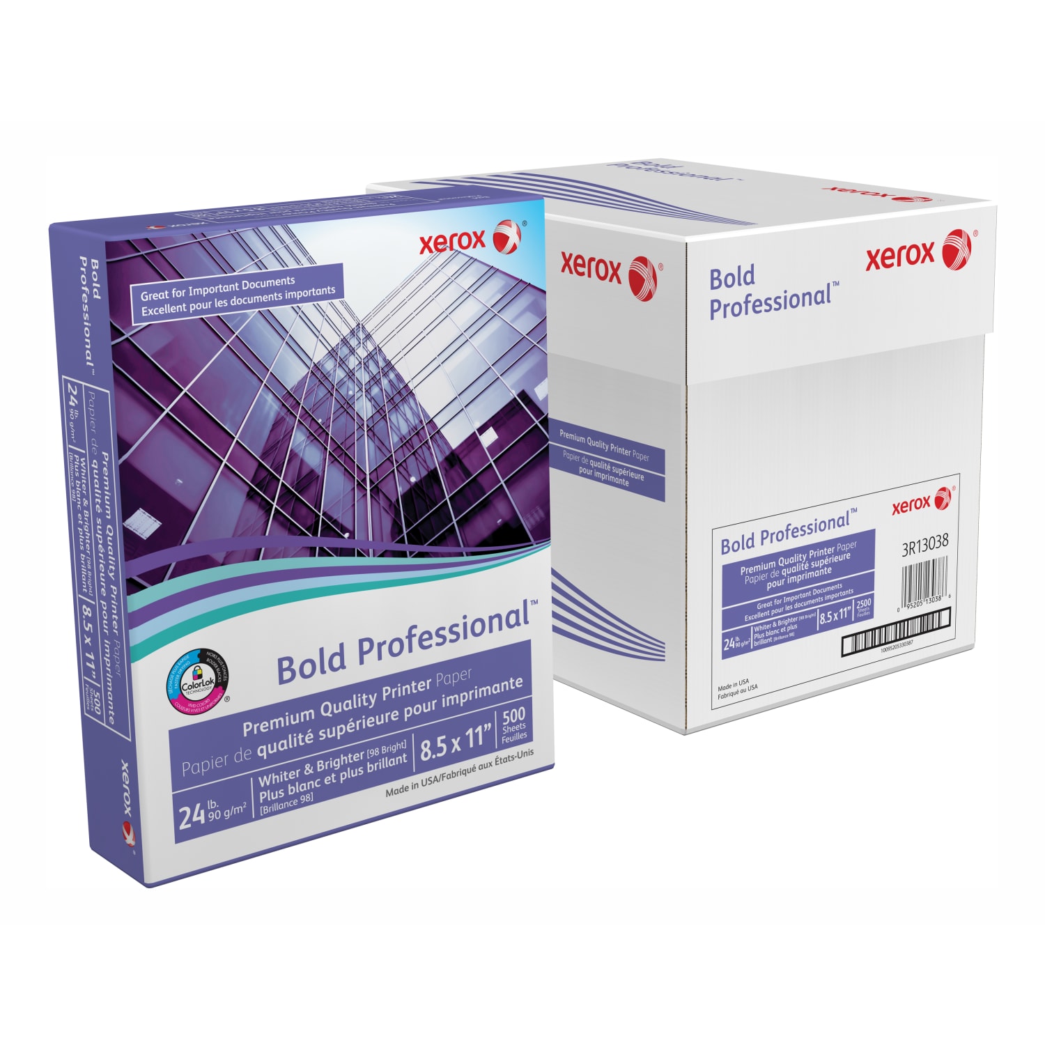 Xerox Bold Professional Premium Quality Inkjet Or Laser Paper, 5 Reams, Letter Size, Ream Of 500 sheets, 24 Lb, 98 Brightness - 3R13038-CS - Image 5