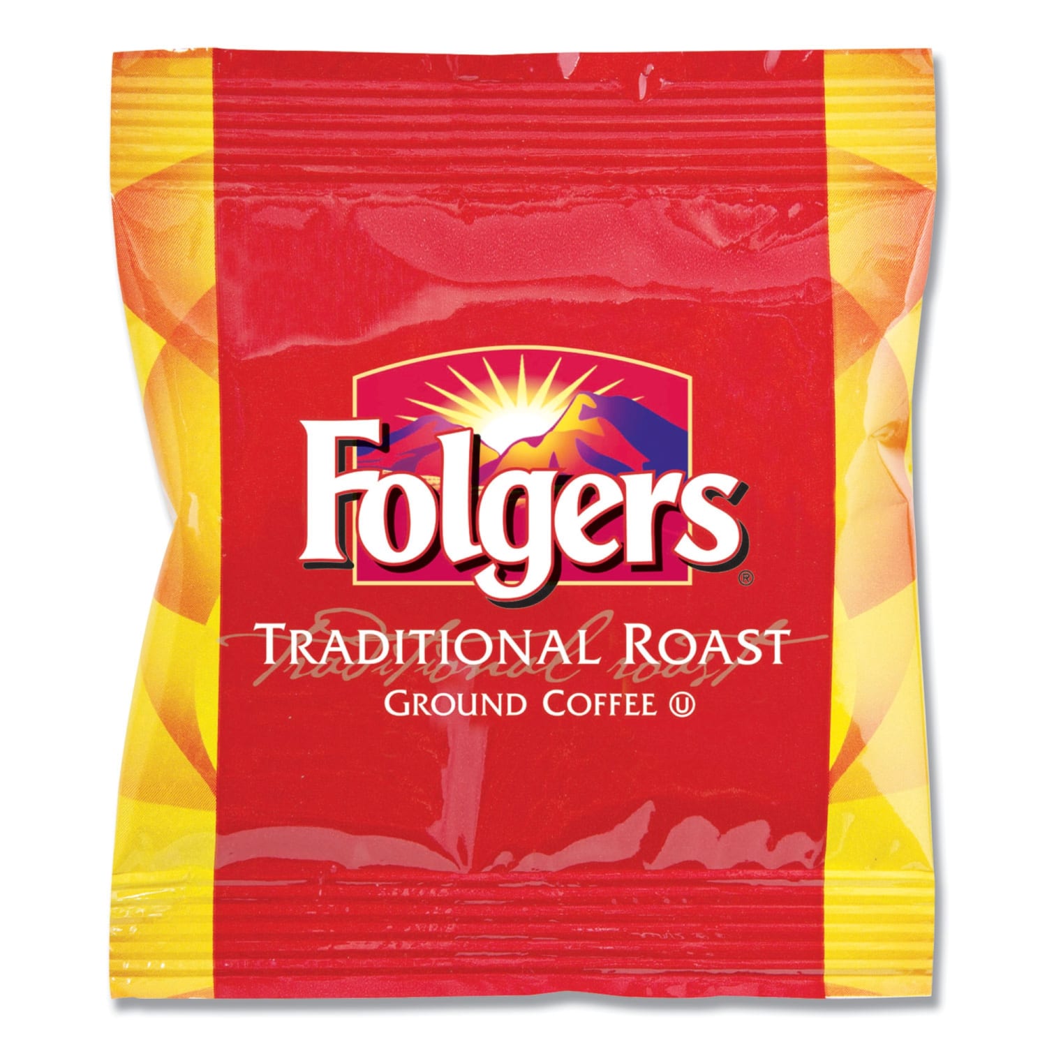 Folgers Ground Coffee Fraction Packs, Traditional Roast, 2 Oz, Case Of 42 Packs