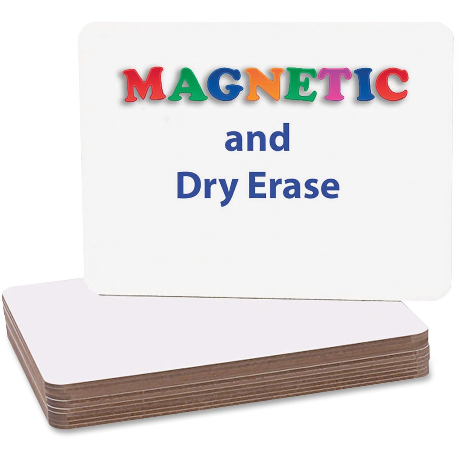 Flipside Magnetic Dry-Erase Boards, 9in x 12in, White, Pack Of 12 - Image 3