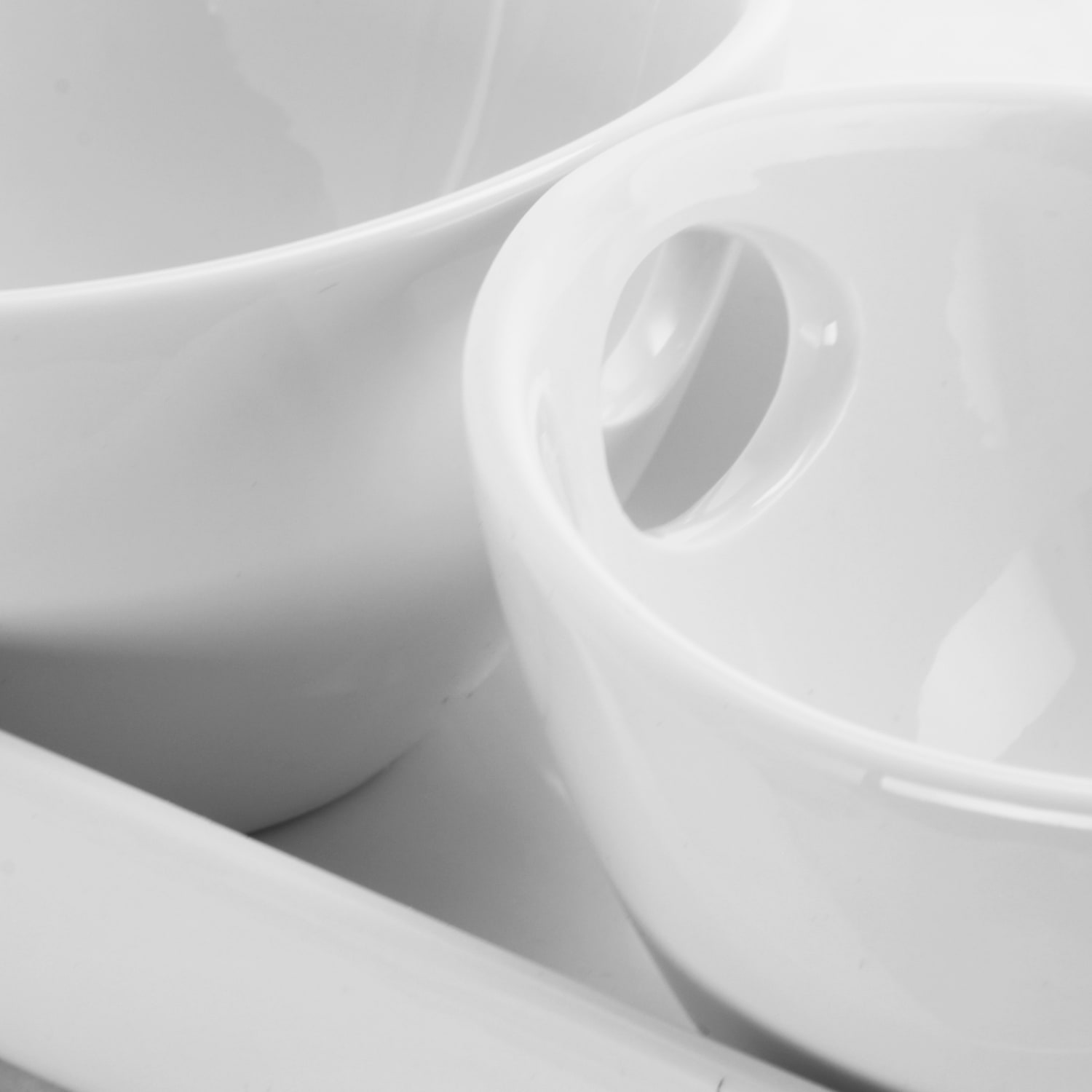 Gibson Elite Gracious Dining 4-Piece Tidbit Serving Dish, White - Image 4