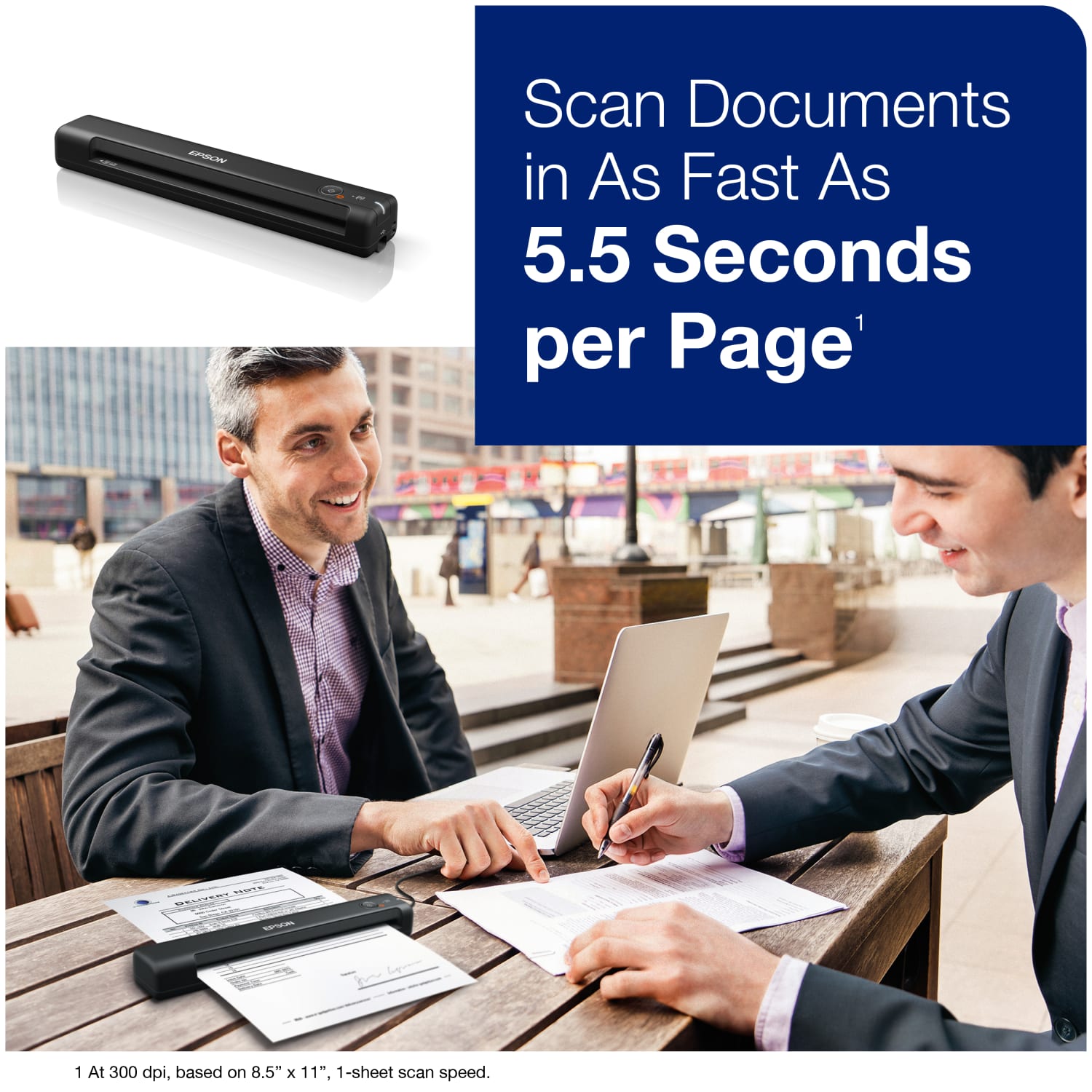 Epson WorkForce ES-50 Portable Color Document Scanner - Image 4