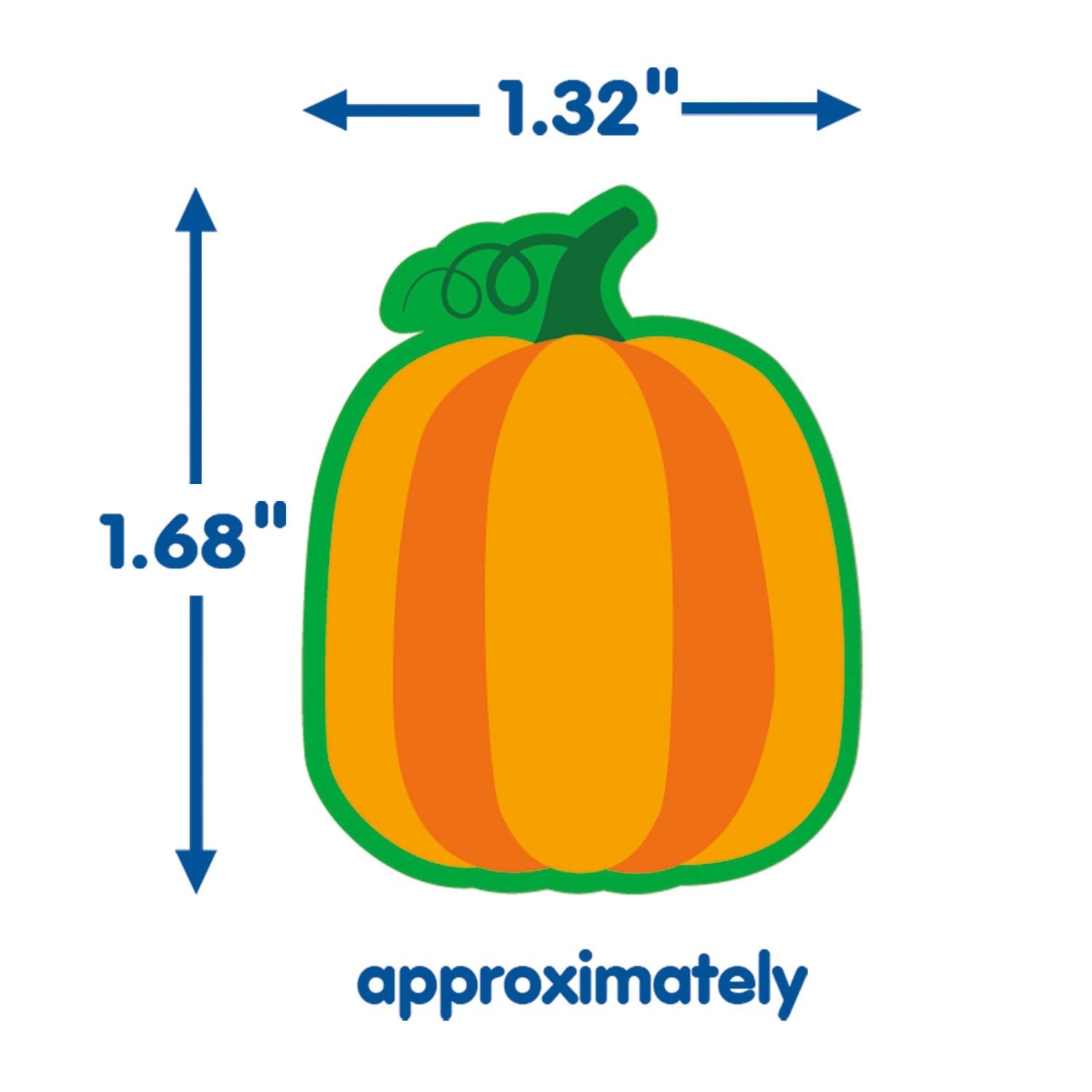 Eureka Giant Stickers, 1-5/16in x 1-3/4in, Fall Pumpkin, 36 Stickers Per Pack, Set Of 12 Packs - Image 4