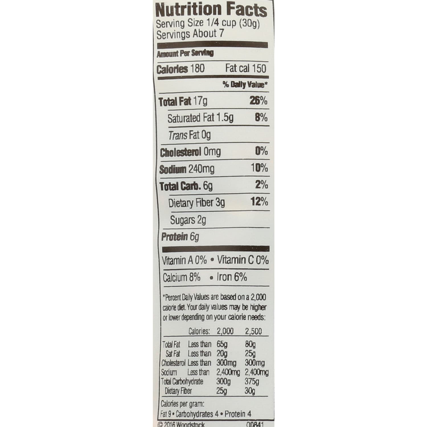 Woodstock Foods Non-GMO Almonds, Roasted And Salted, 7.5 Oz, Total Qty 8 - Image 4