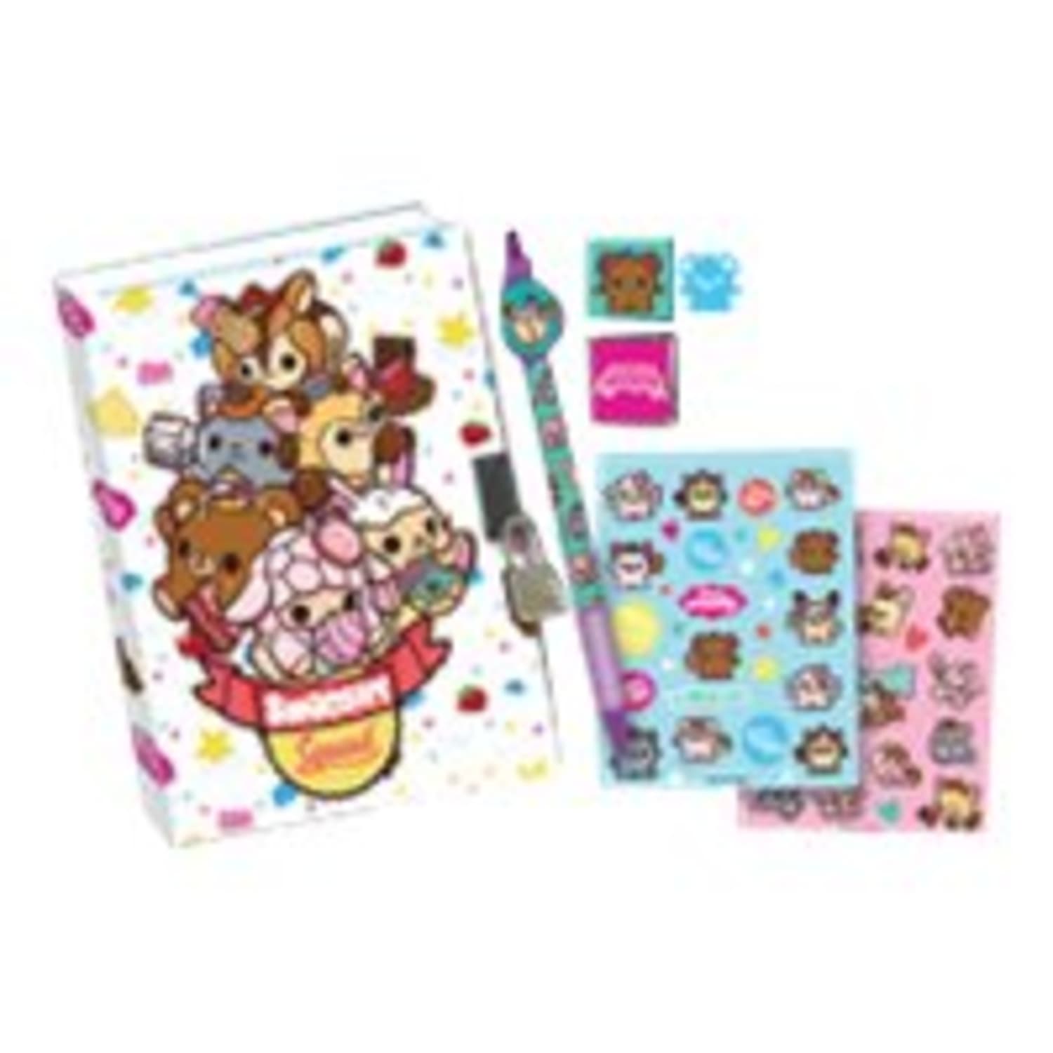 Inkology 6-Piece Diary Sets, Smooshy Mushy, 120 Pages (60 Sheets), Pack Of 6 Sets - Image 3