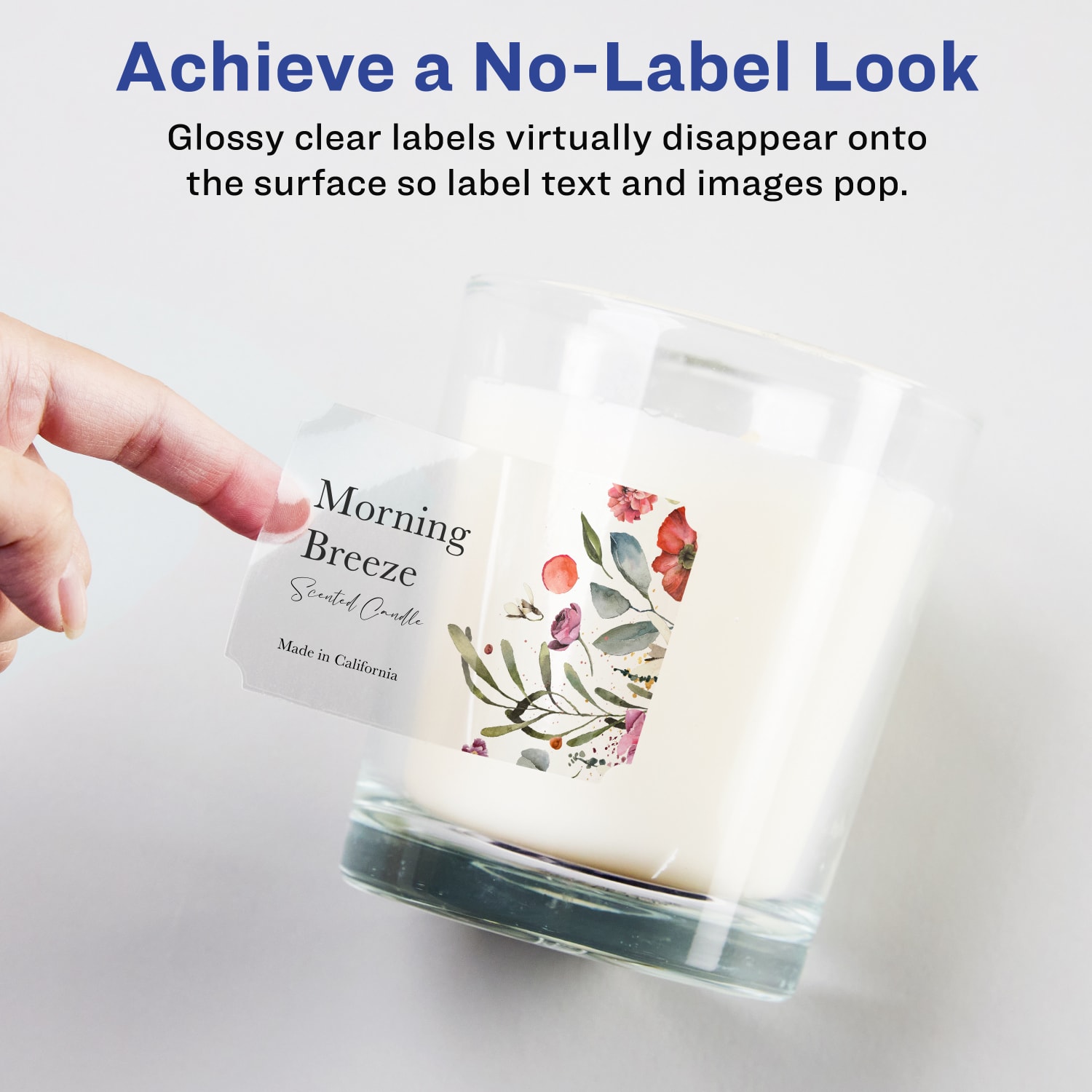 Avery Glossy Permanent Labels With Sure Feed, 94267-CGF10, Rectangle Scalloped, 2in x 3in, Clear, Pack Of 80 - Image 3