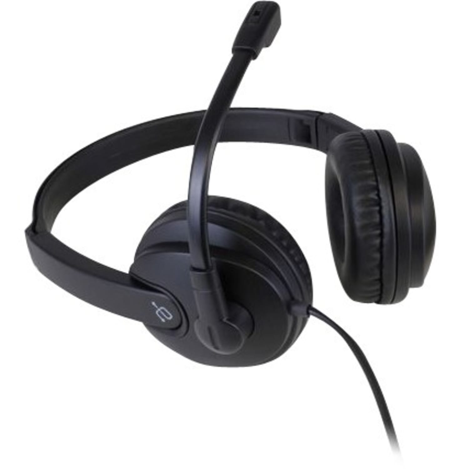 Aluratek AWHU02FB Headset - Stereo - USB - Wired - Over-the-head - Binaural - Ear-cup - 6.92 ft Cable - Noise Cancelling Microphone - Image 6