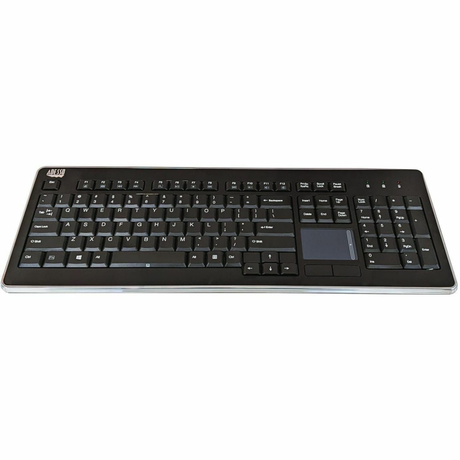 Adesso SlimTouch  Wireless Keyboard with Built-In Touchpad,WKB-4400UB - Image 3