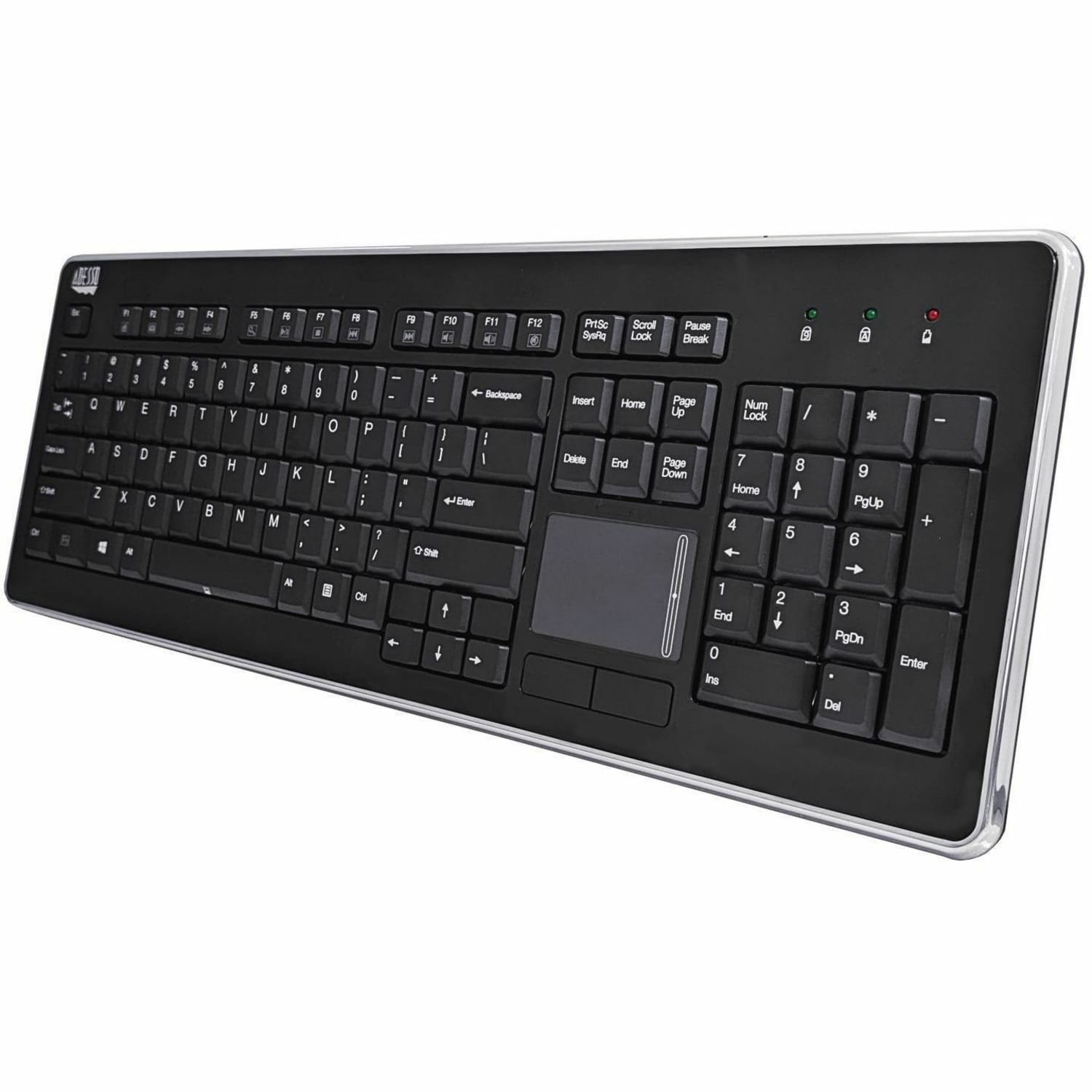 Adesso SlimTouch  Wireless Keyboard with Built-In Touchpad,WKB-4400UB - Image 5