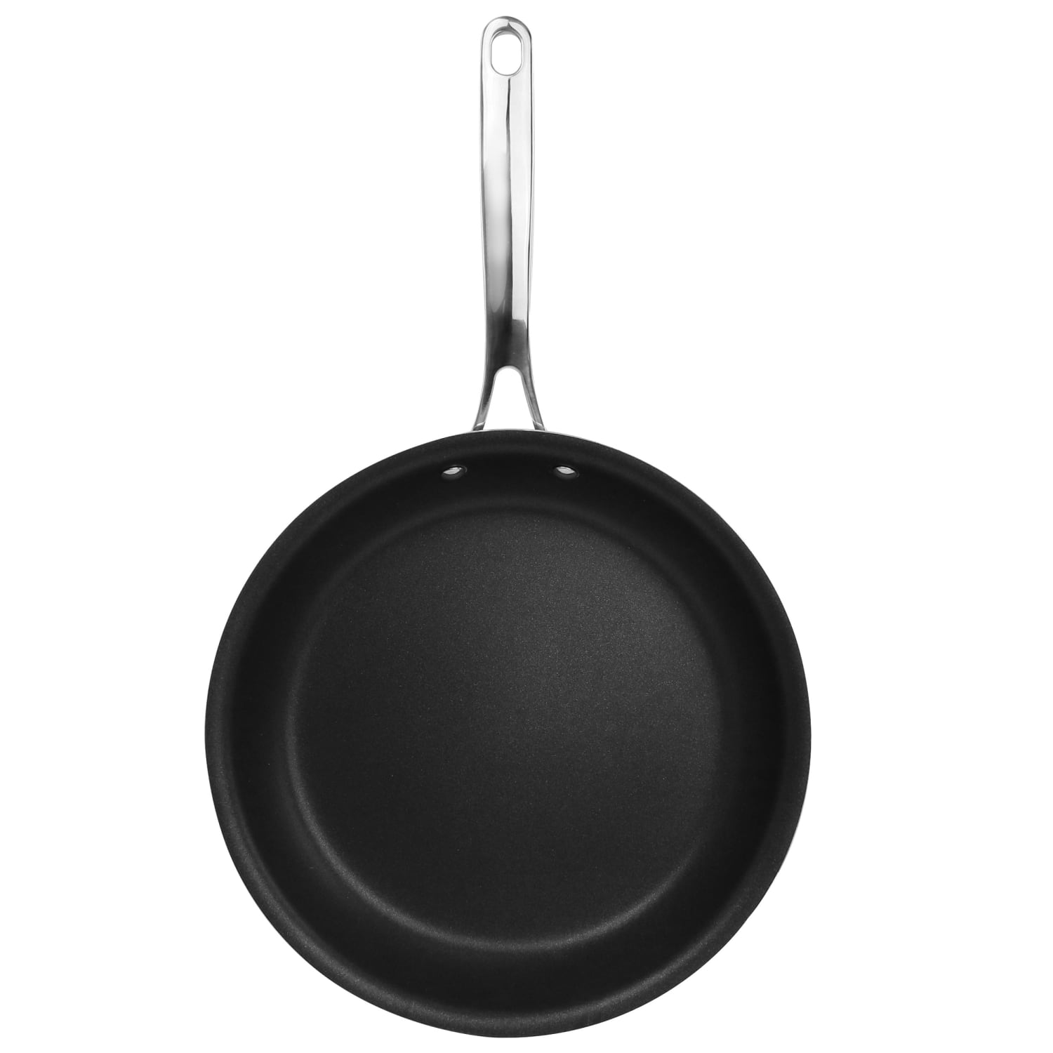 Martha Stewart 12in Aluminum Frying Pan, Black - Image 3