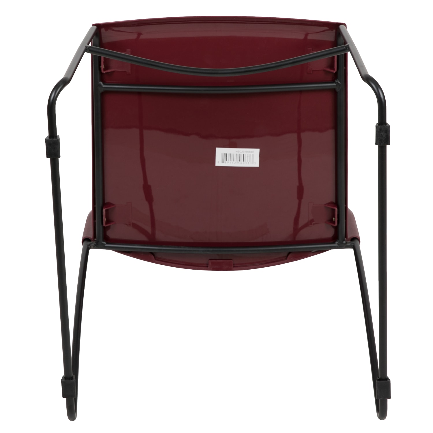 Flash Furniture HERCULES Series SledBase Stack Chair With AirVent Back Burgundy PopularChairscom Flash Furniture HERCULES Series Sled Base Stack Chair With Air Vent Back Burgundy PopularChairscom