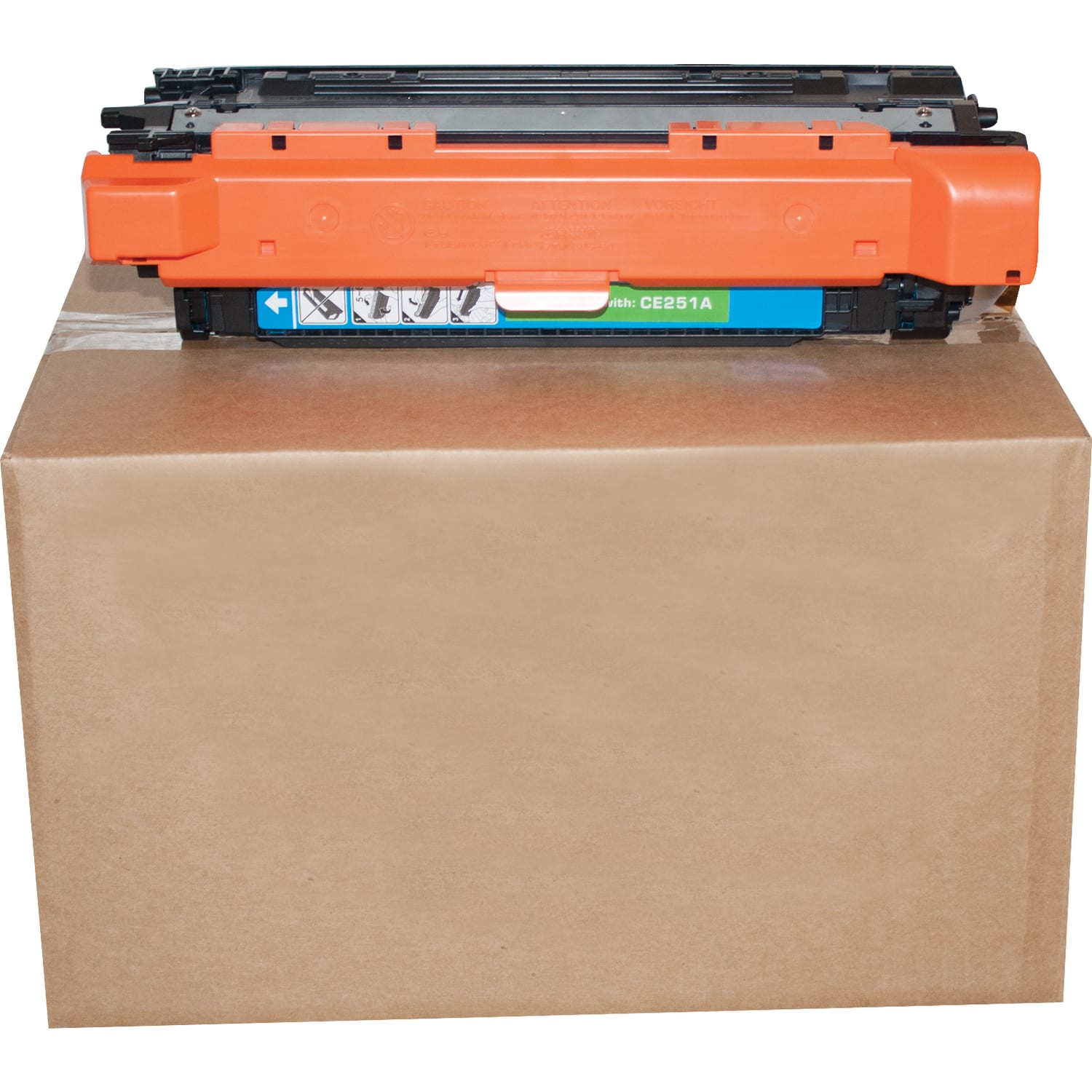 M&A Global Remanufactured Cyan Toner Cartridge Replacement For HP 504A, CE251A, CE251A-CMA - Image 4