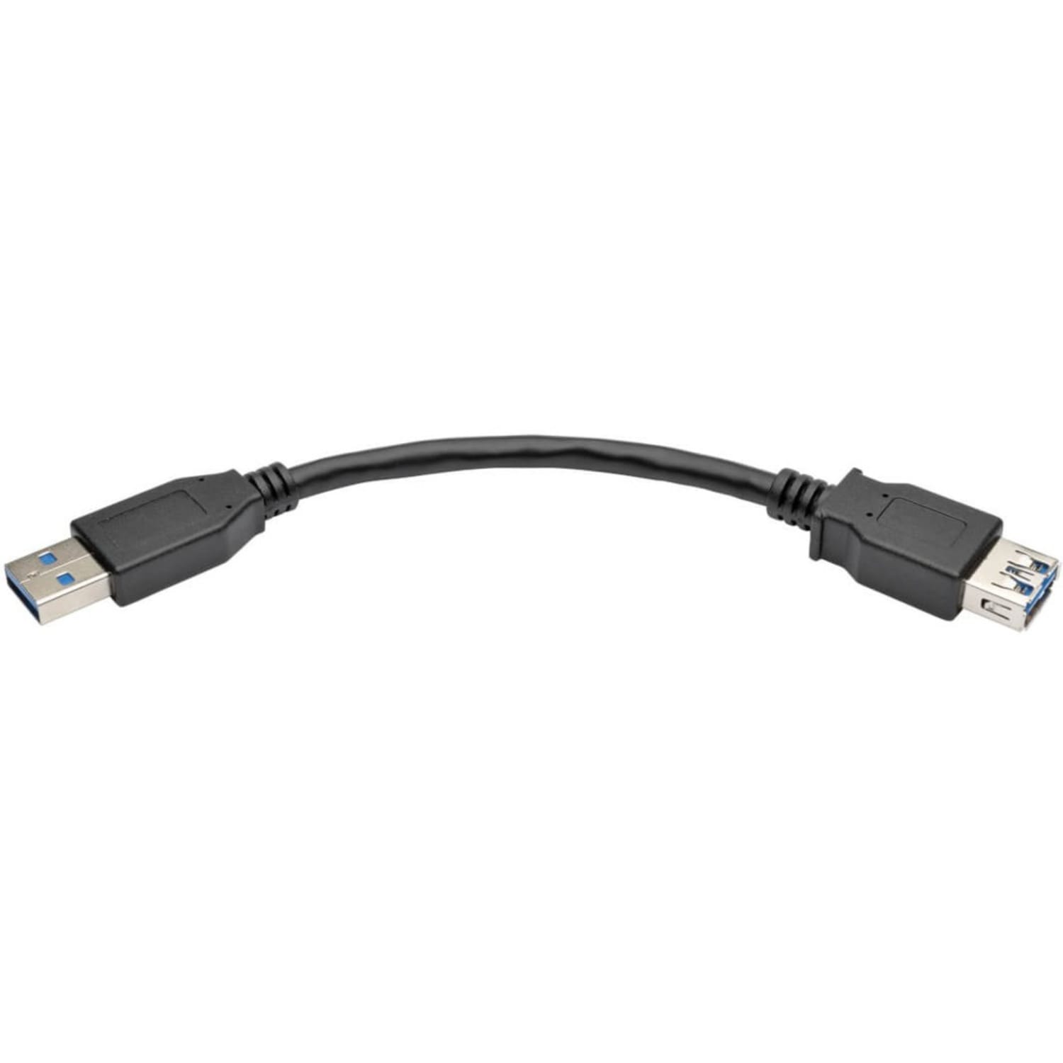6-in. (15.24 cm) - USB extension cable - U32406NBK