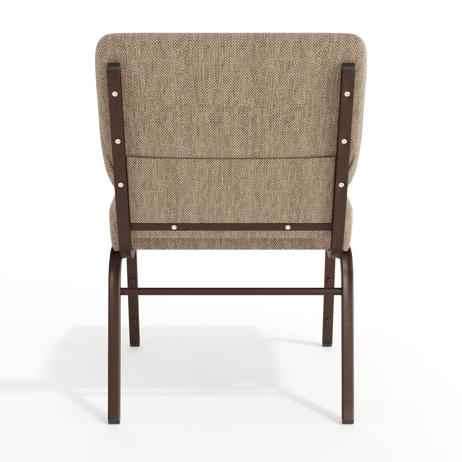 Flash Furniture HERCULES Series 21inW Stackable Church Chair, Beige/Coppervein - Image 9