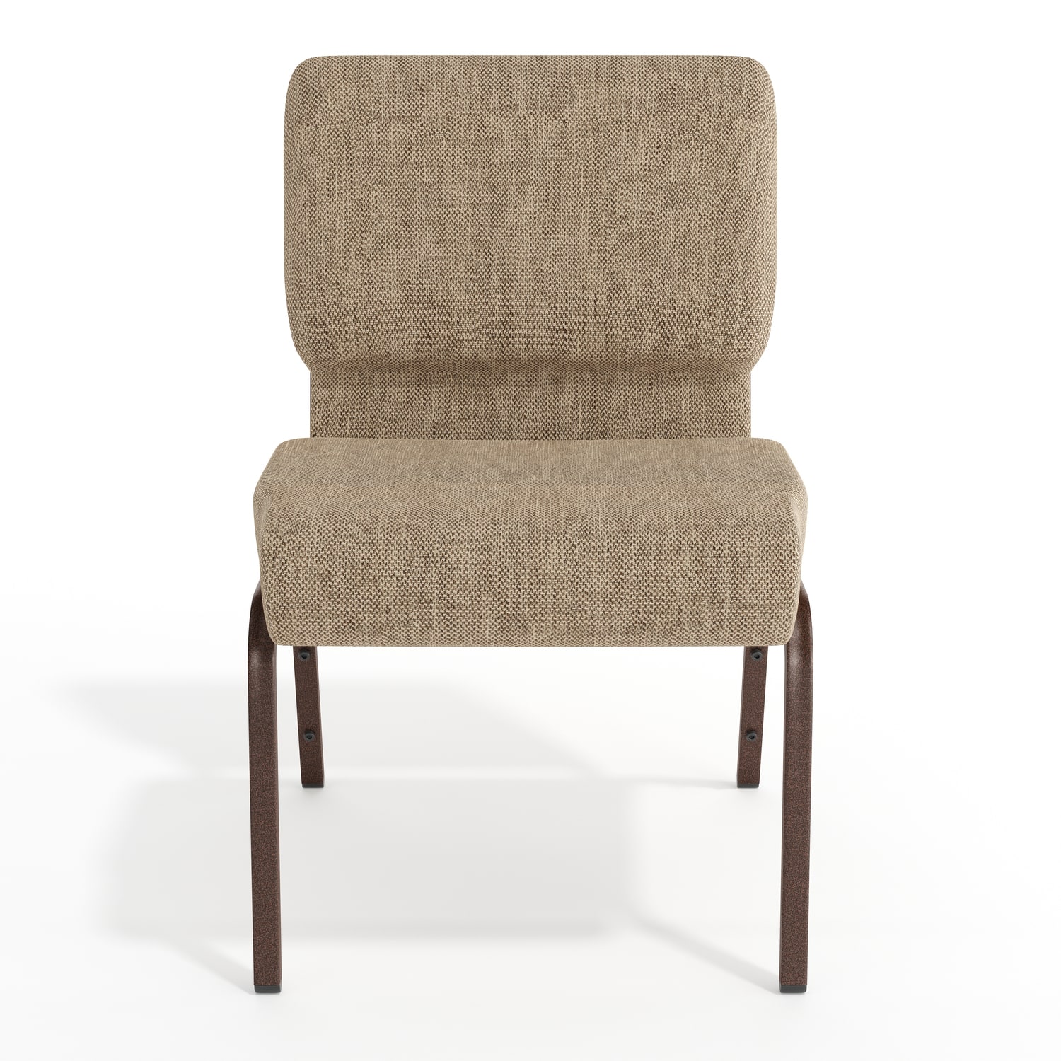 Flash Furniture HERCULES Series 21inW Stackable Church Chair, Beige/Coppervein - Image 11