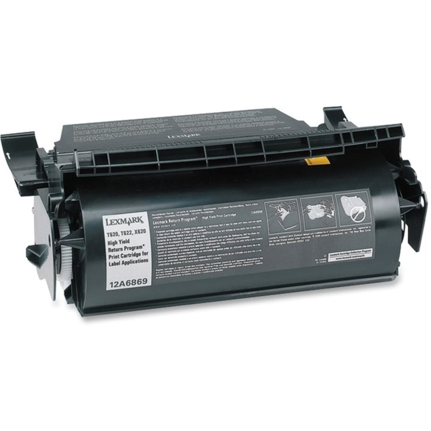 Lexmark 12A6869 Black High Yield Return Program Toner Cartridge - Image 3