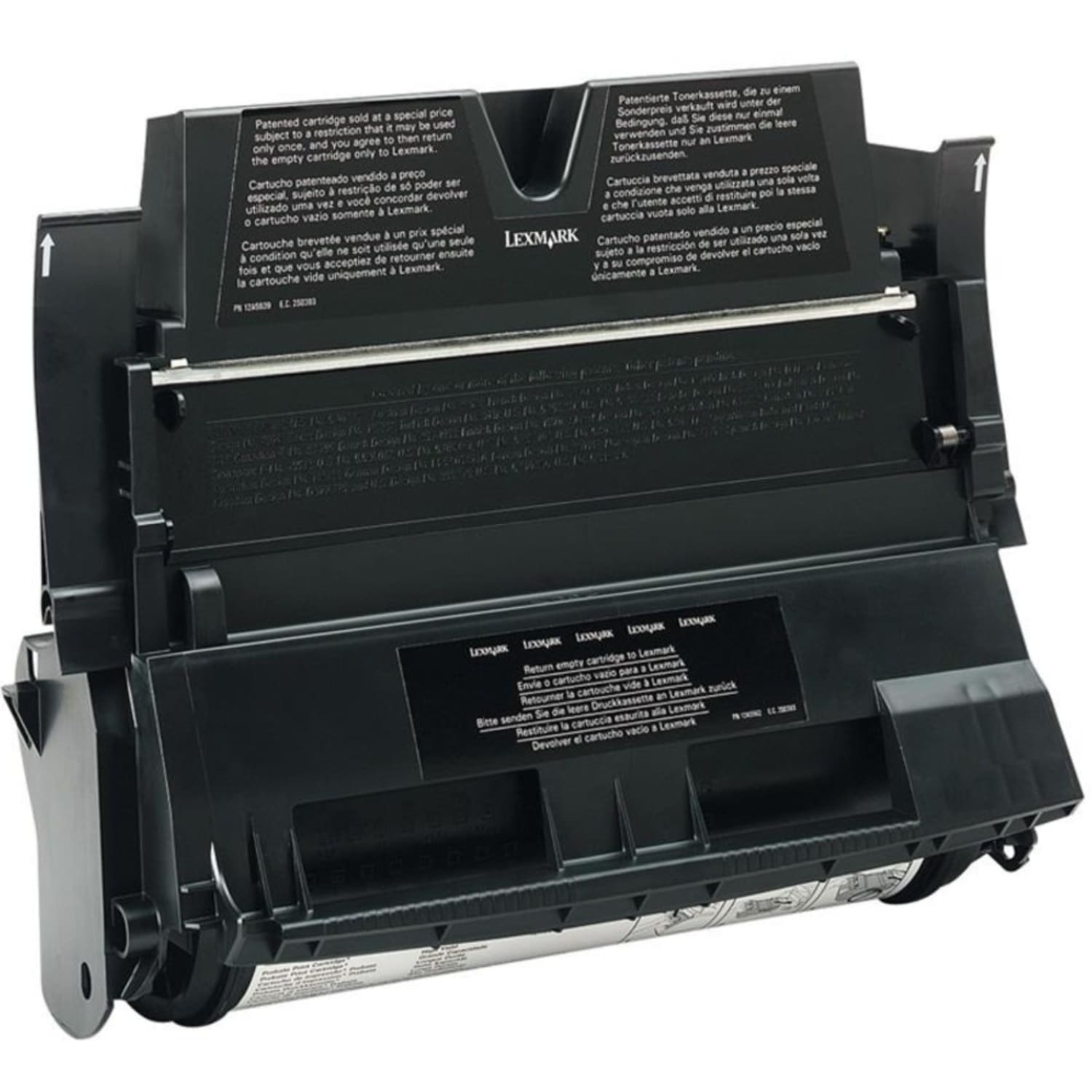 Lexmark 12A6839 Black High Yield Return Program Toner Cartridge - Image 3