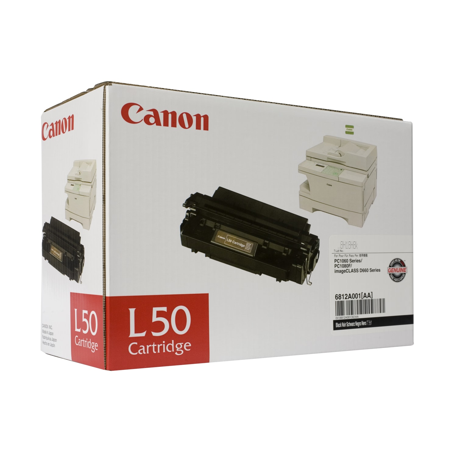 Canon L50 Black Toner Cartridge, 6812A001AA - Image 3