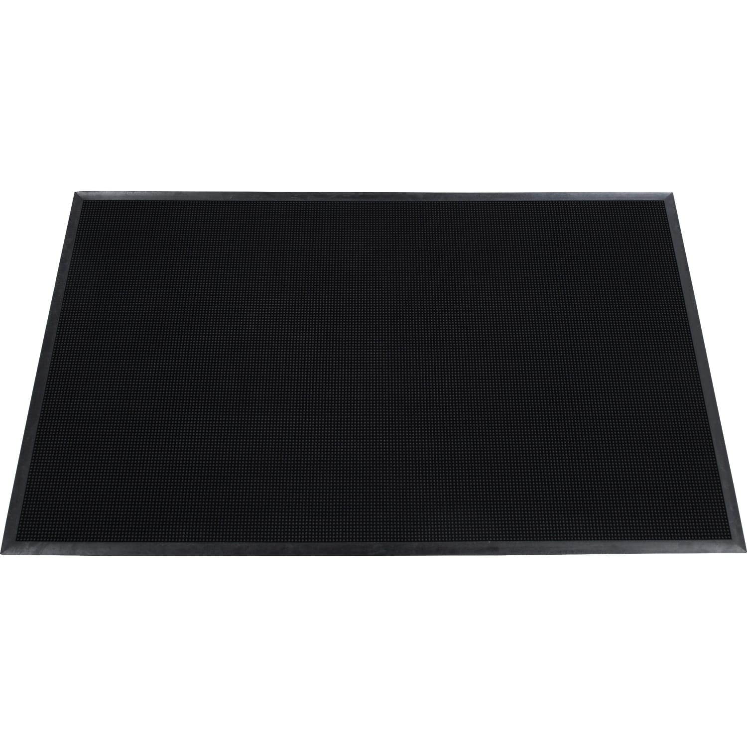 Genuine Joe Brush Tip Scraper Mat - Indoor, Outdoor - 60in Length x 36in Width x 0.400in Thickness - Rectangular - Rubber - Black - 1 Each - Image 3