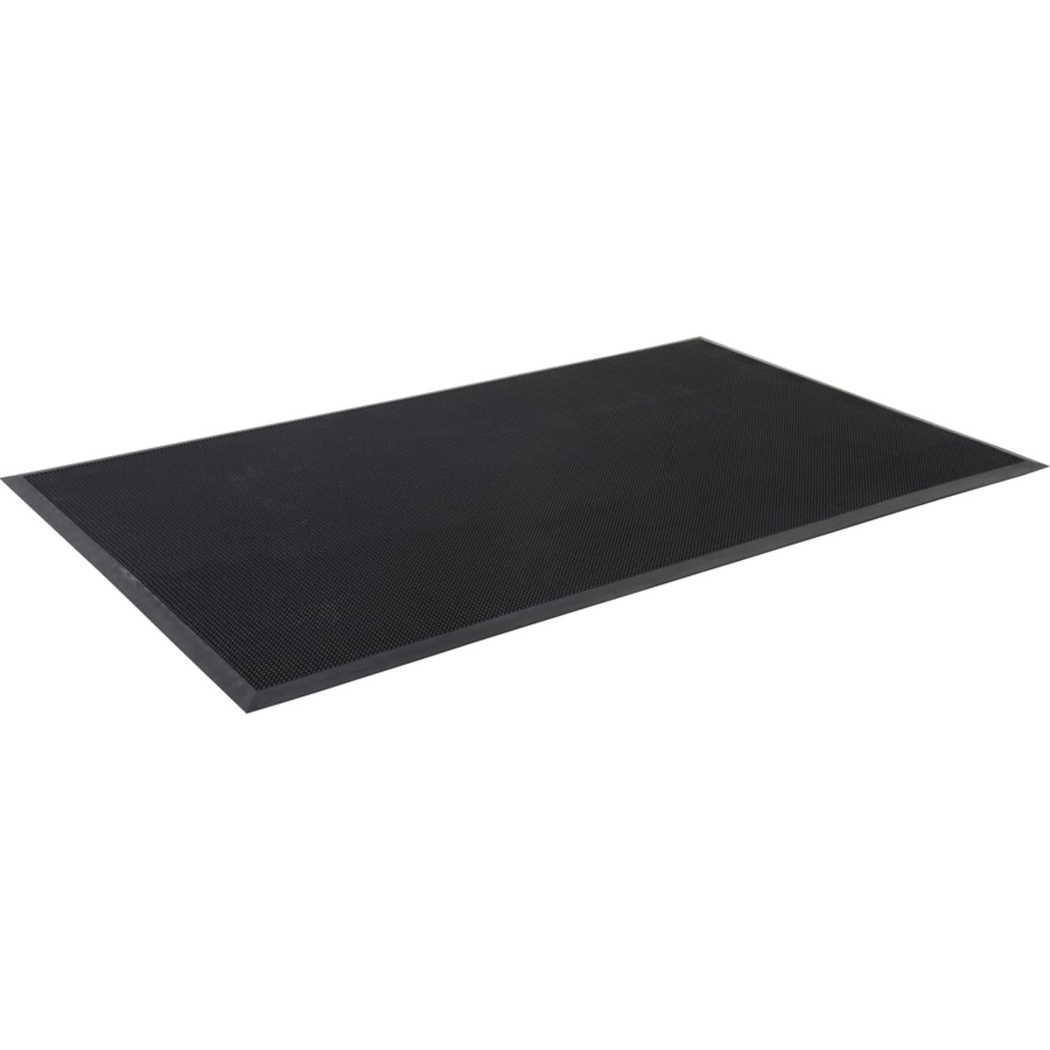 Genuine Joe Brush Tip Scraper Mat - Indoor, Outdoor - 60in Length x 36in Width x 0.400in Thickness - Rectangular - Rubber - Black - 1 Each - Image 4