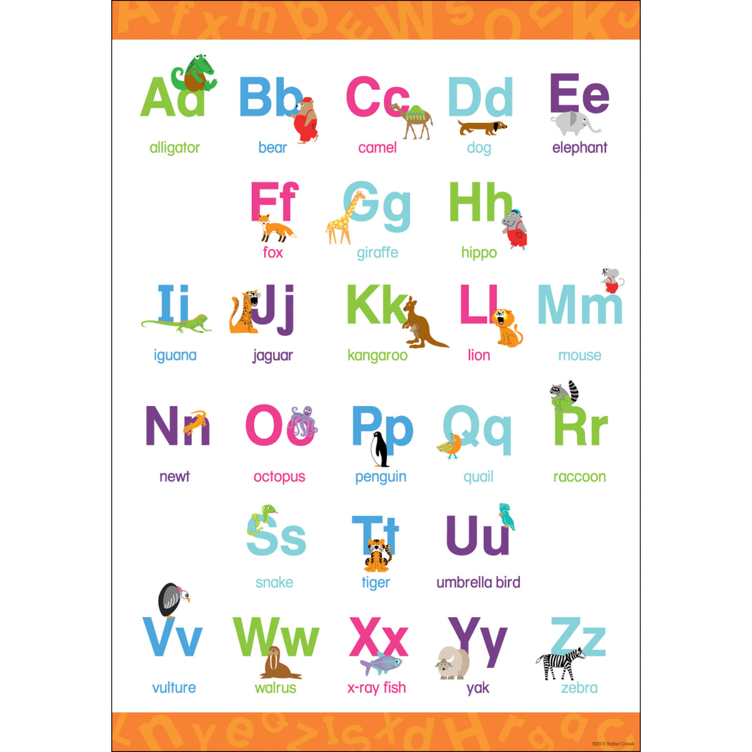Barker Creek Language Arts Posters, 13 3/8in x 19in, Multicolor, Pre-K To 2nd Grade, Pack Of 5 Posters - Image 3