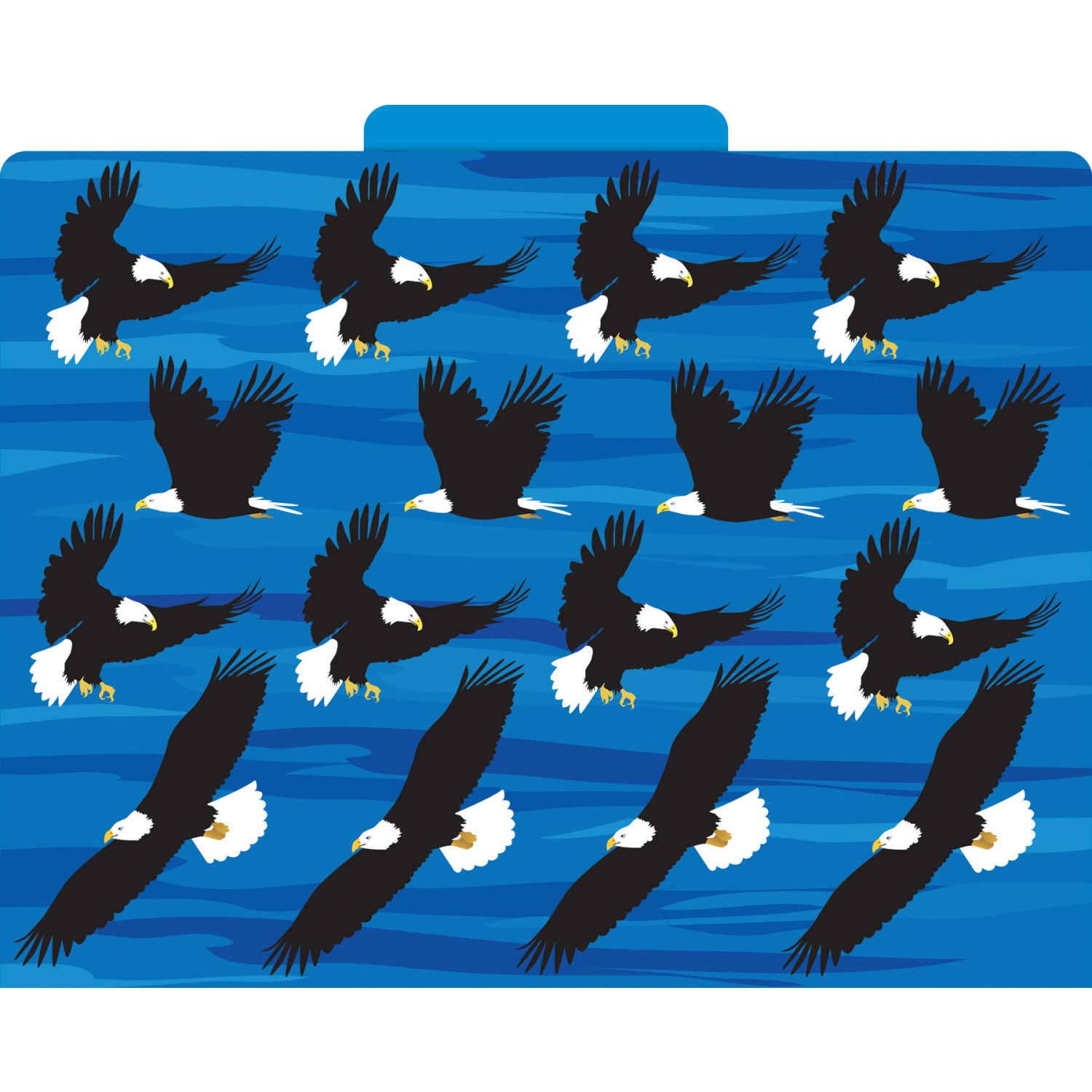 Barker Creek File Folders, Letter Size, Ocean Animals Design, Pack Of 12 Folders - Image 6