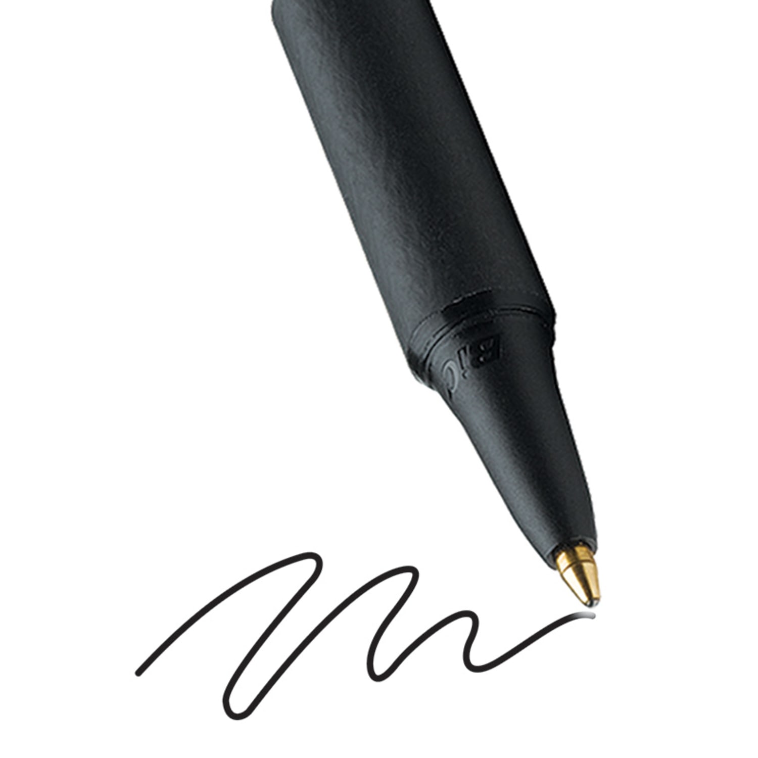 BIC Soft Feel Retractable Ball Point Pen, Medium Point, 1.0MM, Black, Pack Of 18 - Image 5