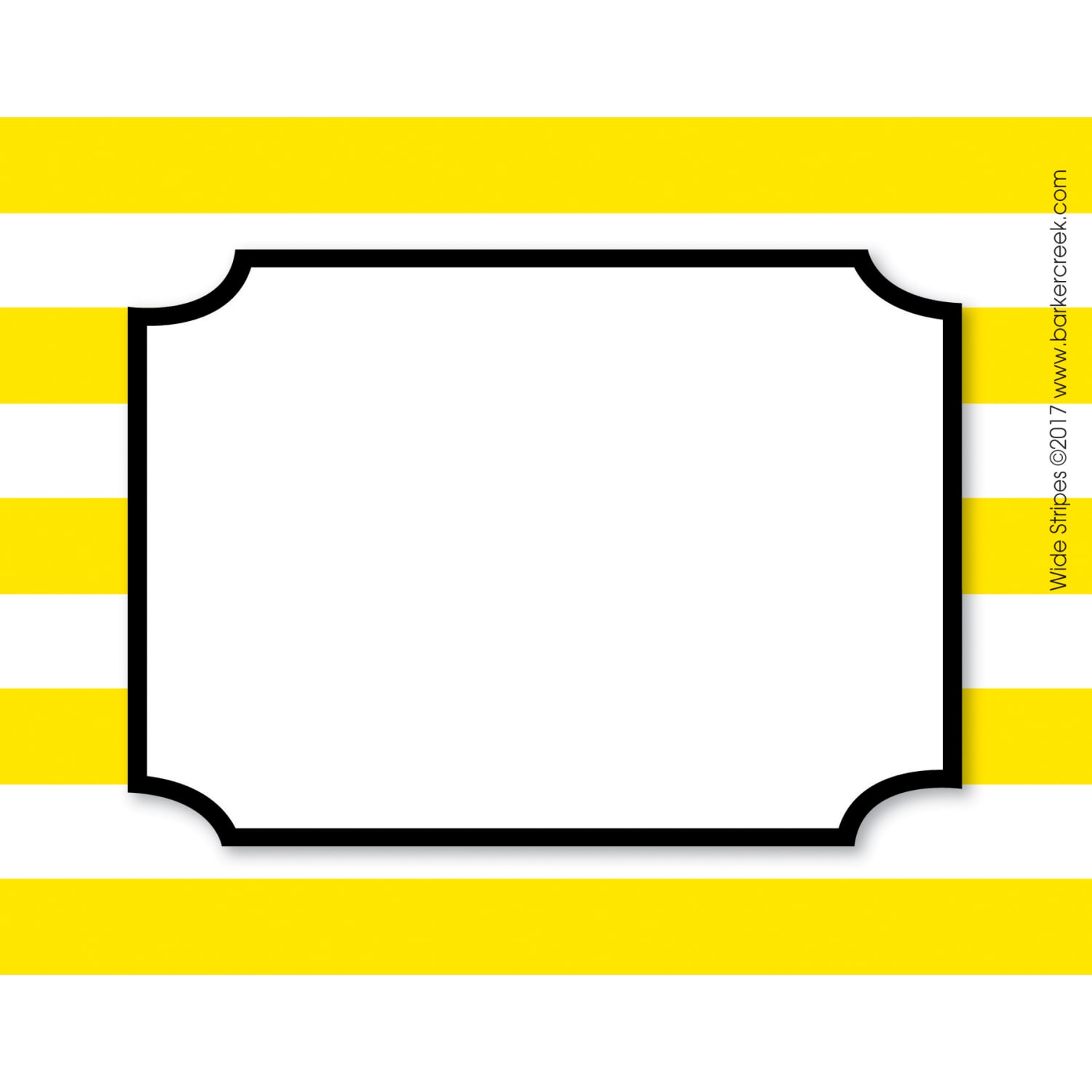 Barker Creek Name Tags, 2 -3/4" x 3 1/2", Wide Stripe, 45 Name Tags Per Pack, Case Of 2 Packs - Image 5