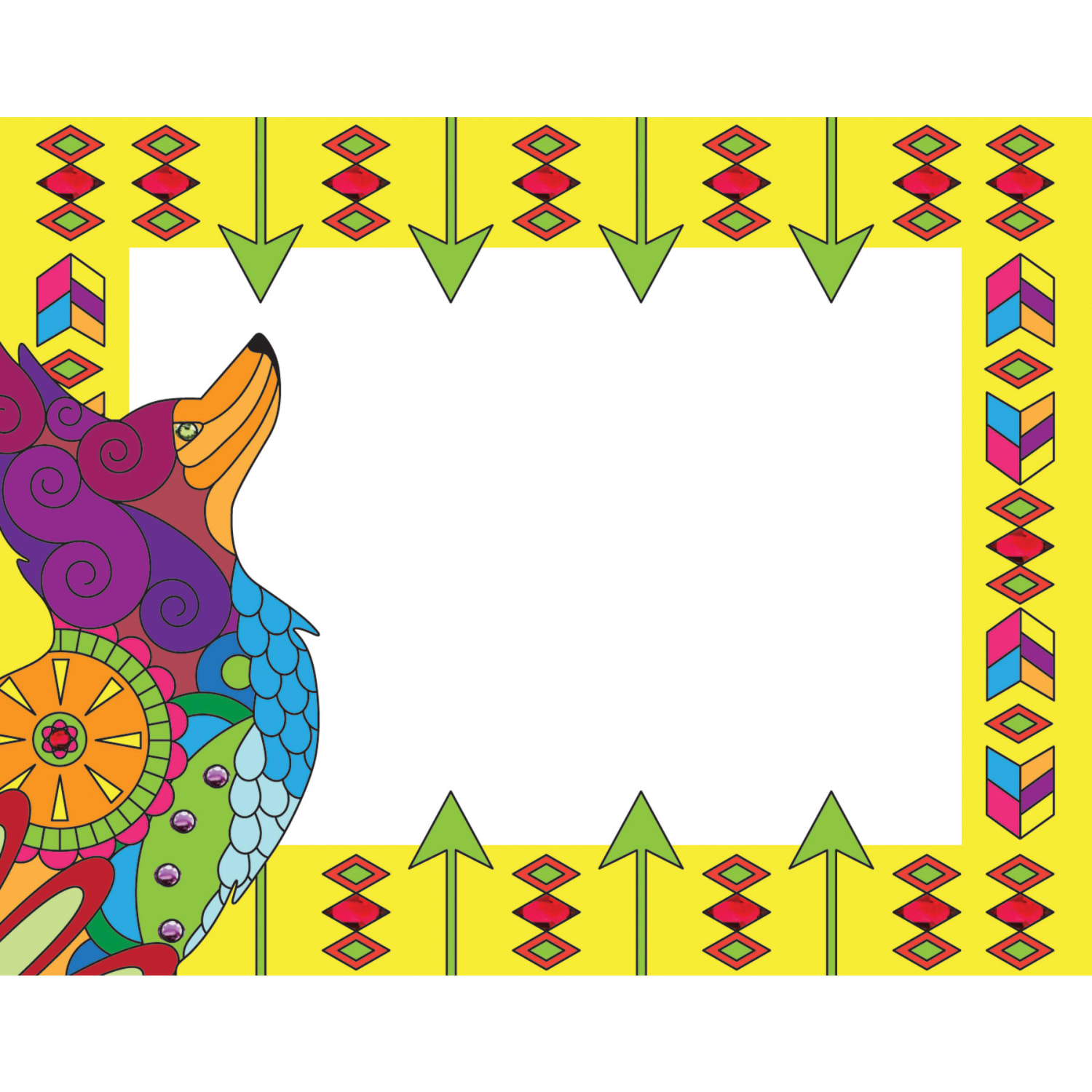 Barker Creek Name Tags, 2 -3/4" x 3 1/2", Boho Animal, 45 Name Tags Per Pack, Case Of 2 Packs - Image 6