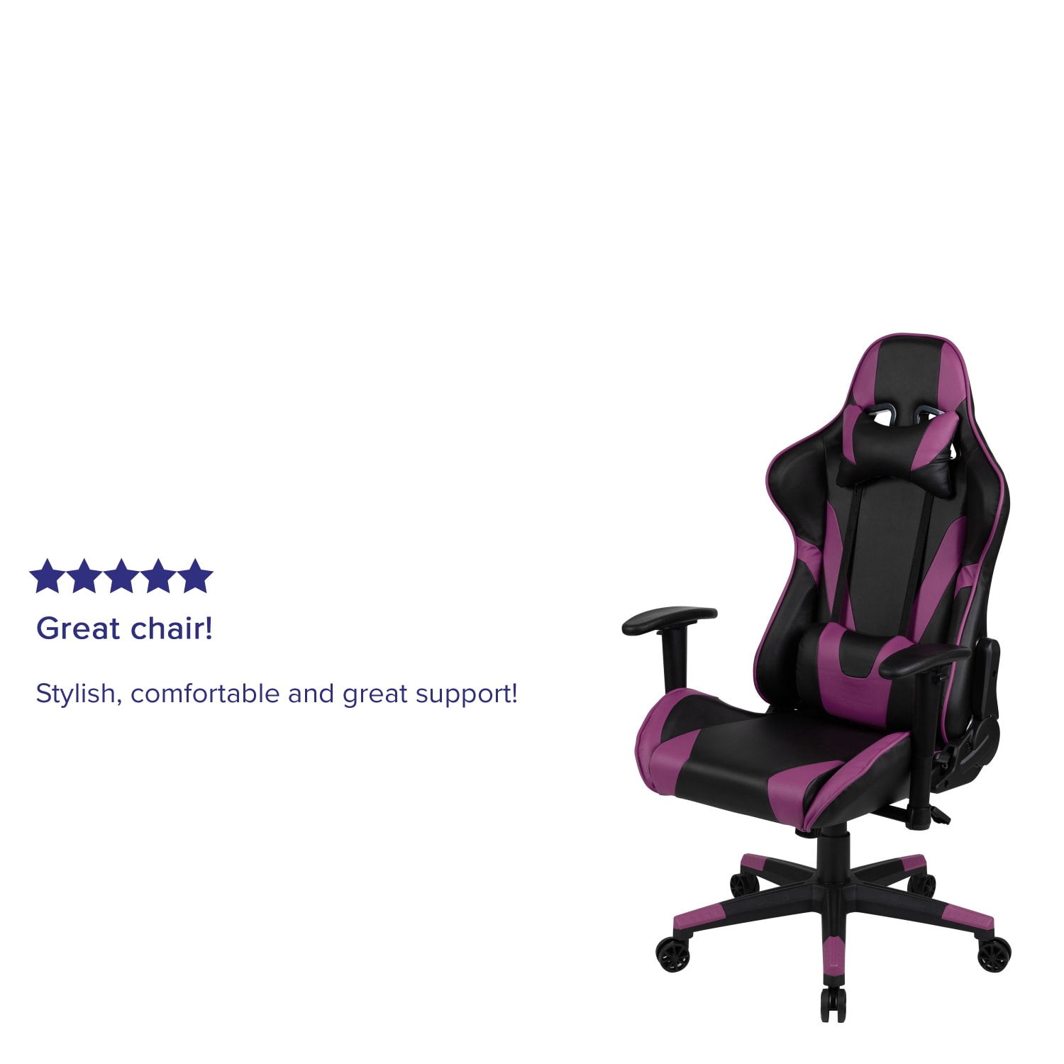 Flash Furniture X20 Ergonomic LeatherSoft HighBack Racing Gaming Chair Purple PopularChairscom Flash Furniture X20 Ergonomic LeatherSoft High Back Racing Gaming Chair Purple PopularChairscom