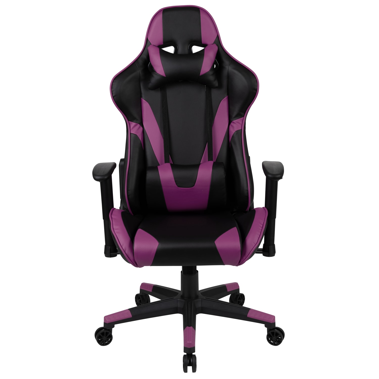 Flash Furniture X20 Ergonomic LeatherSoft High-Back Racing Gaming Chair, Purple - Image 11