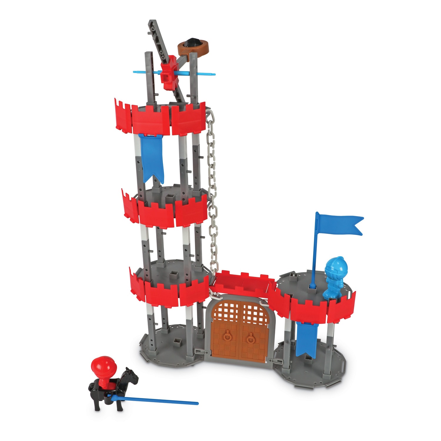 Learning Resources Castle Engineering & Design 123-Piece Building Set - Image 3