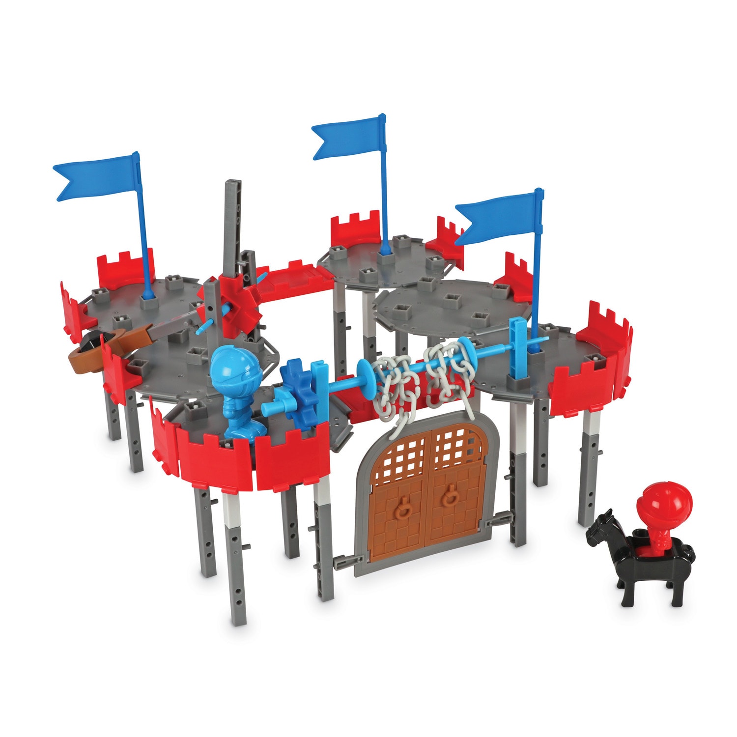 Learning Resources Castle Engineering & Design 123-Piece Building Set - Image 4
