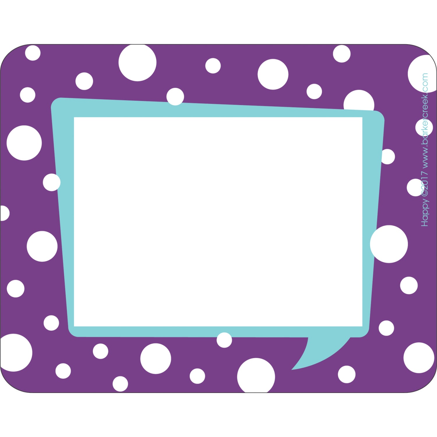 Barker Creek Name Tags, 2 -3/4" x 3 1/2", Happy, 45 Name Tags Per Pack, Case Of 2 Packs - Image 5