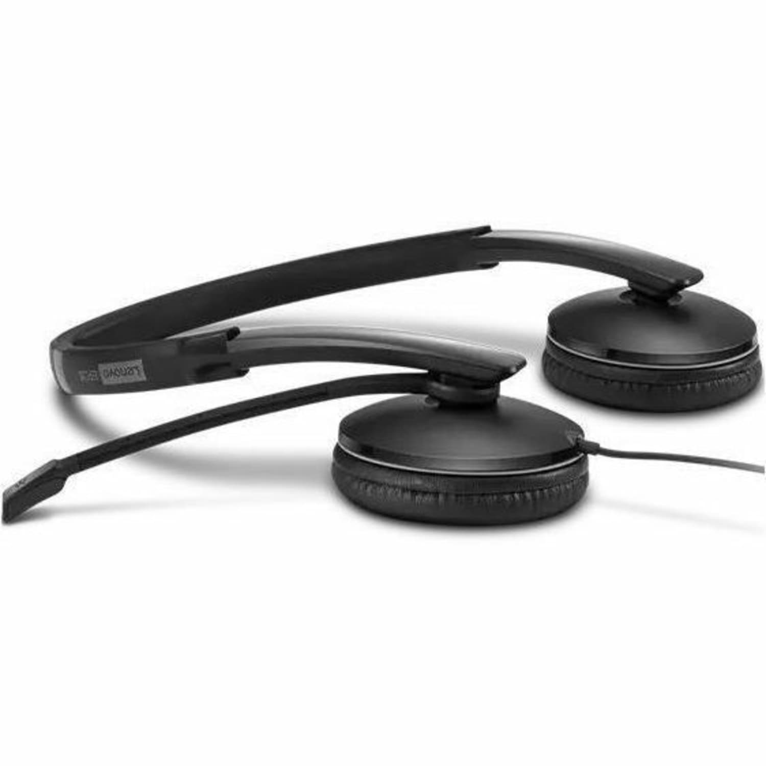 Lenovo Wired ANC Headset Gen 2 (UC) - Microsoft Teams Certification - Stereo - USB Type C - Wired - 2.2 Kilo Ohm - 20 Hz to 20 kHz - On-ear, Over-the-head - Binaural - Ear-cup - 5.86 ft Cable - Noise Cancelling Microphone - Black - Image 6