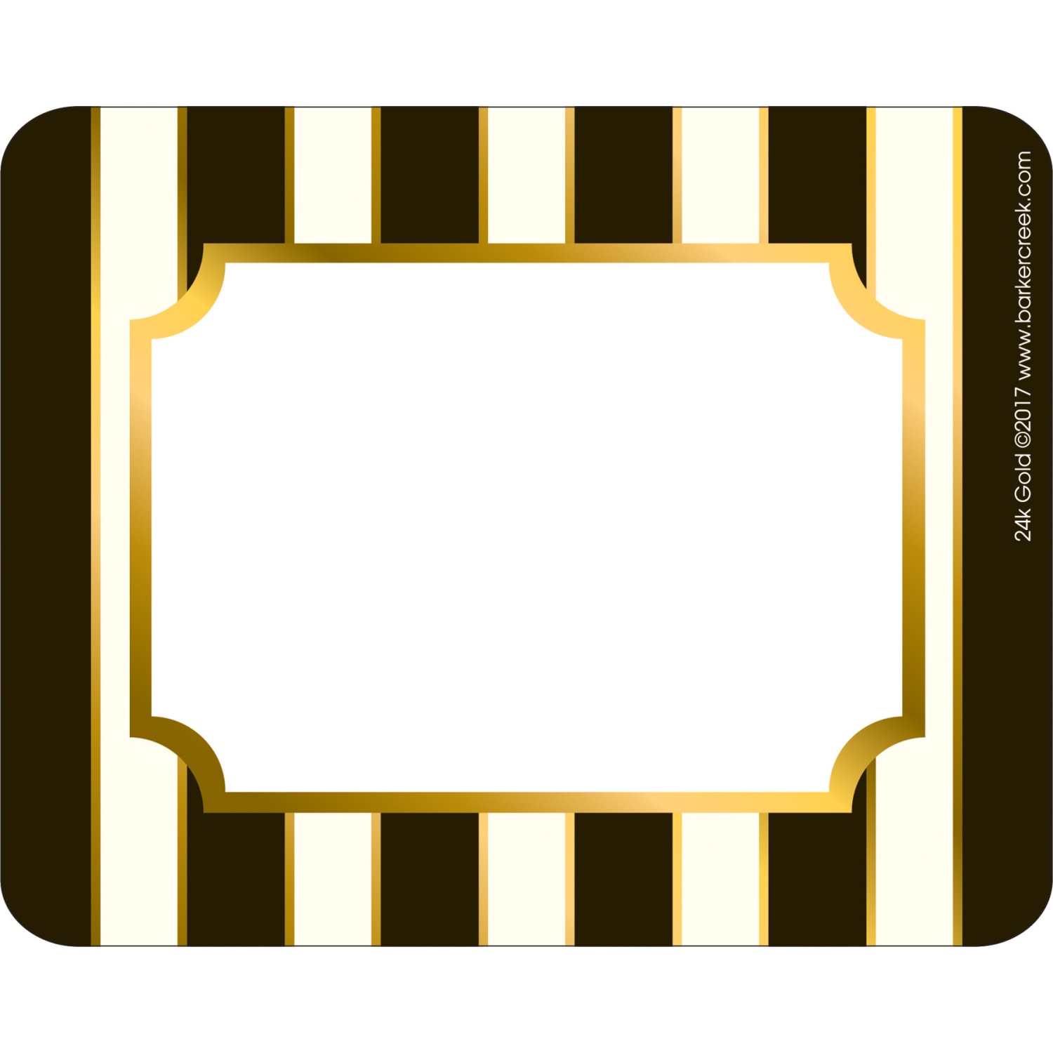 Barker Creek Name Tags, 2 -3/4" x 3 1/2", Gold, 45 Name Tags Per Pack, Case Of 2 Packs - Image 6