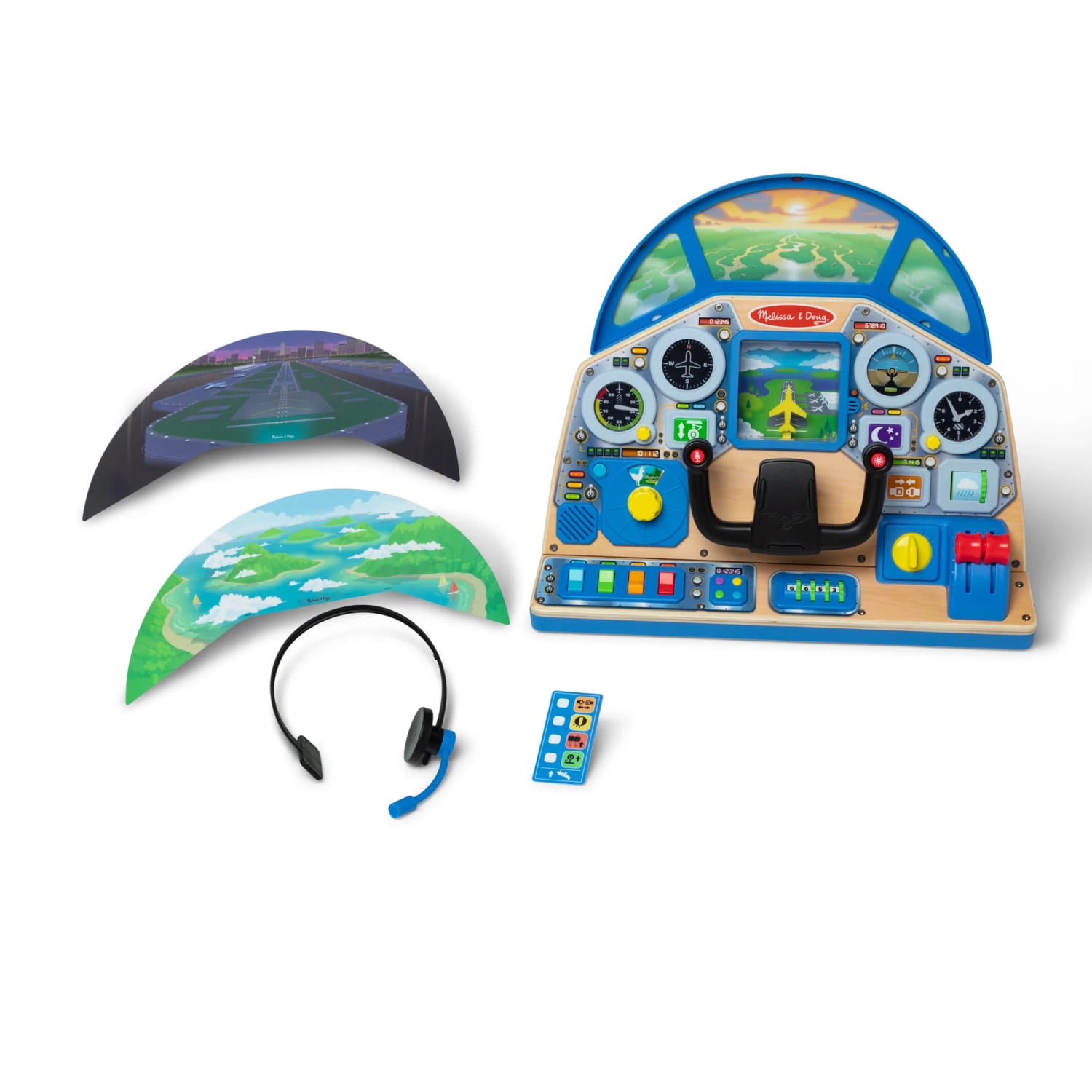 Melissa & Doug Jet Pilot Interactive Dashboard, 17-15/16in x 15-15/16in - Image 4