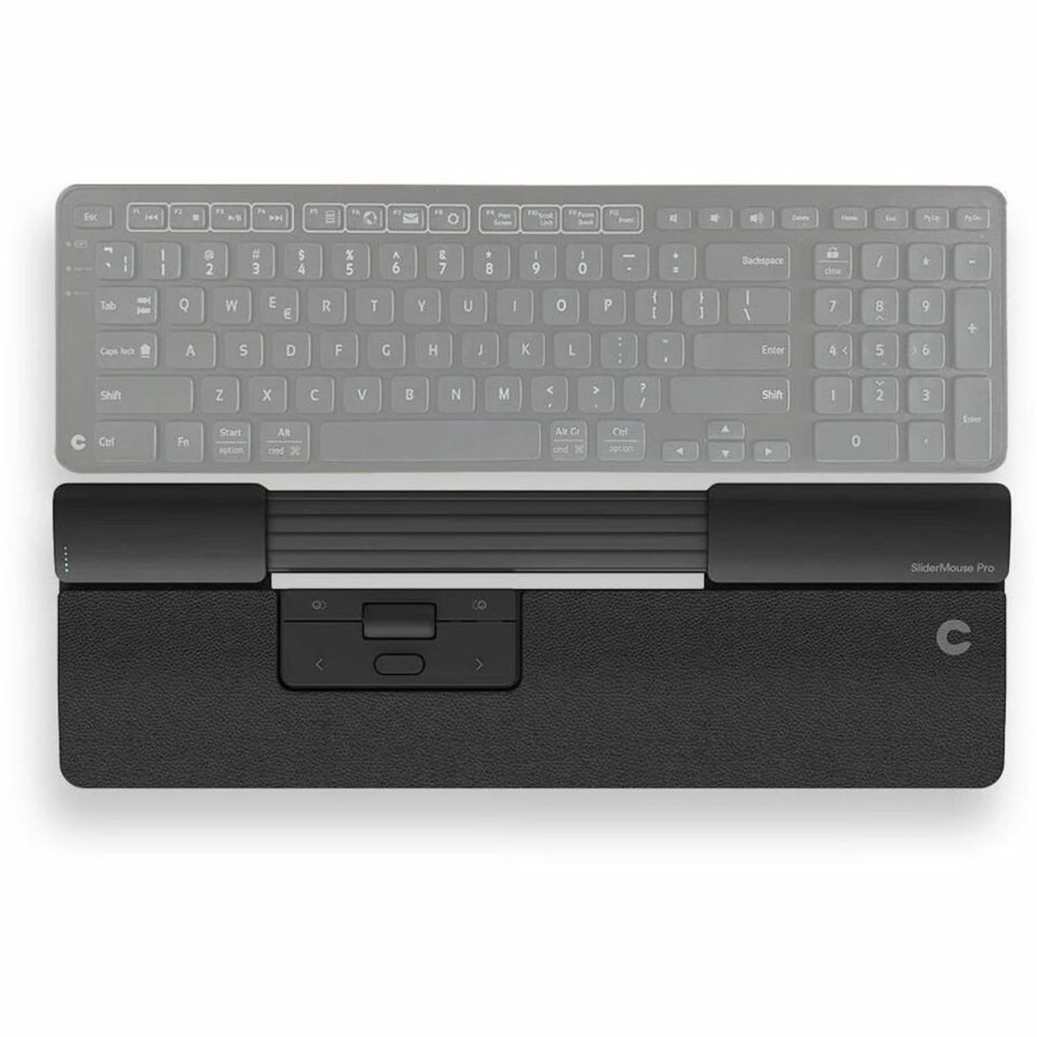 Contour SliderMouse Pro - Vegan Leather - Slim - Wireless - Bluetooth - 2.40 GHz - Rechargeable - USB - 2800 dpi - Scroll Wheel - 6 Button(s) - 6 Programmable Button(s) - Symmetrical - 3 Month Battery Run Time - Image 6