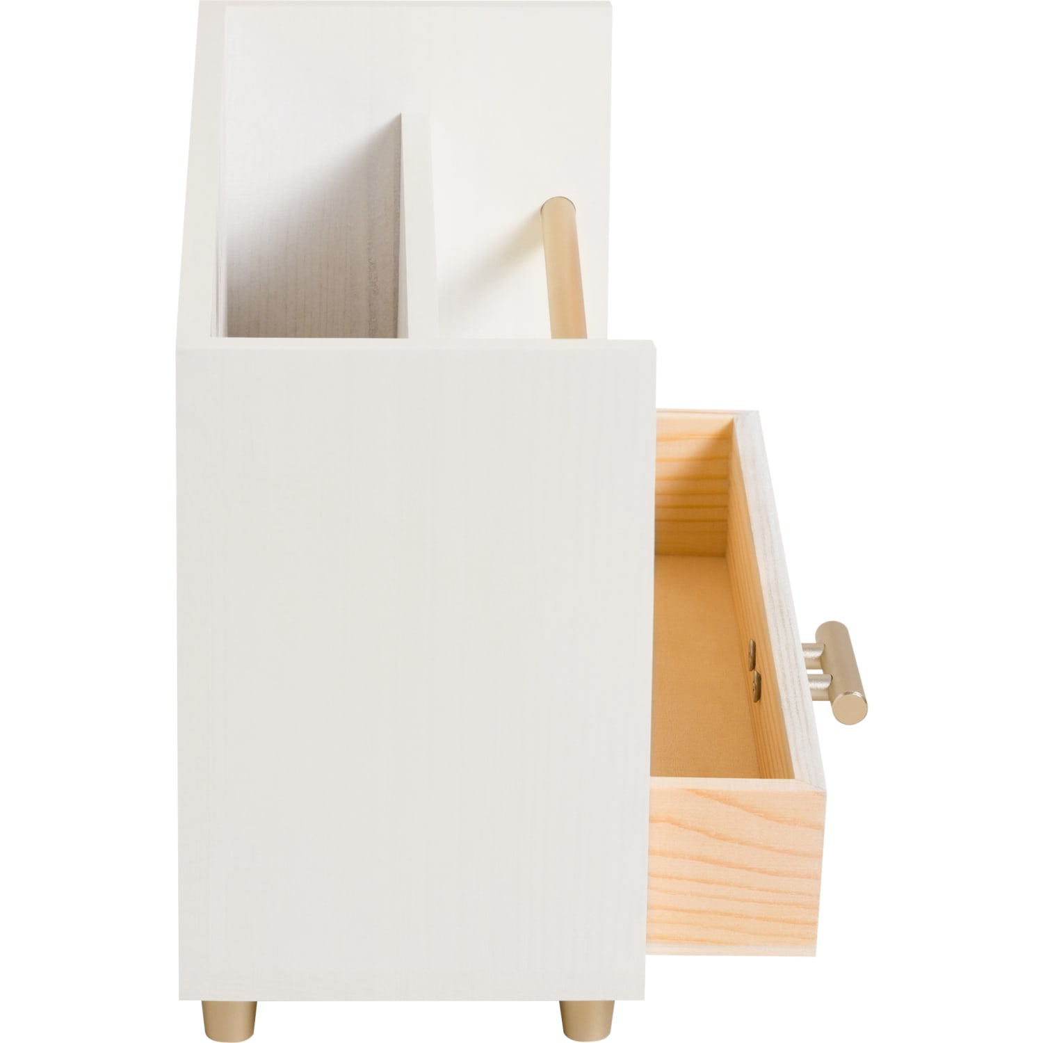 U Brands Juliet Collection Letter Sorter, 6inH x 9 1/2inW x 3 3/4inD, Pine Wood/Gold - Image 5