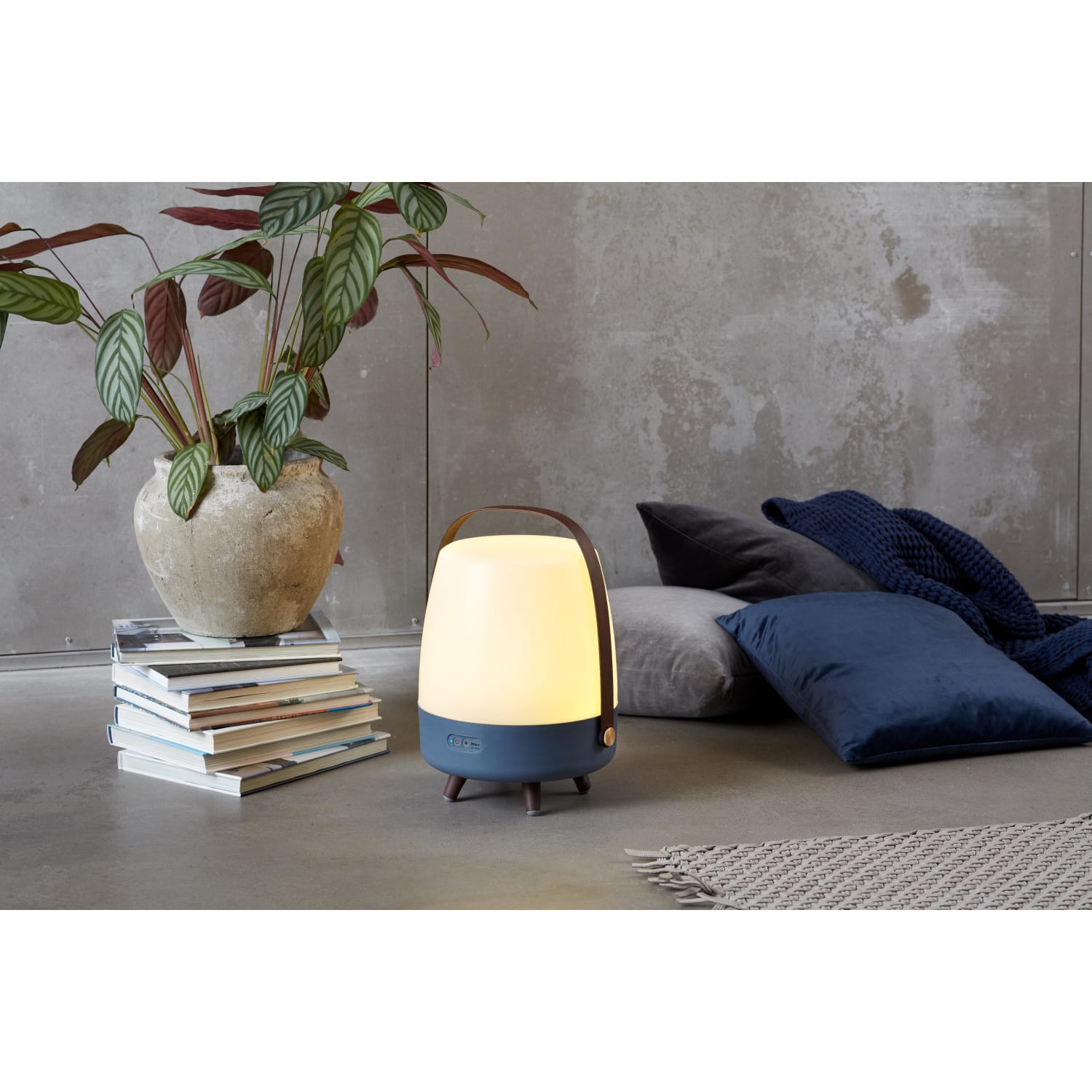 Kooduu Lite Up Play Cordless Indoor/Outdoor JBL Speaker Lamp, Ocean - Image 3