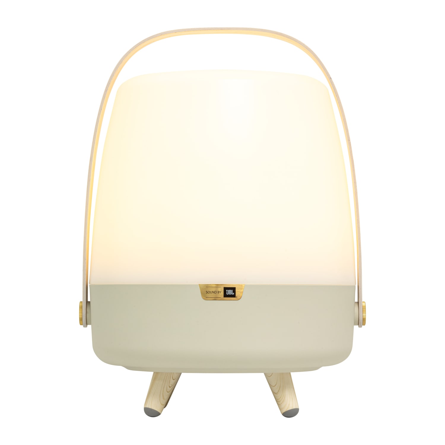 Kooduu Lite Up Play Cordless Indoor/Outdoor JBL Speaker Lamp, Sand - Image 5