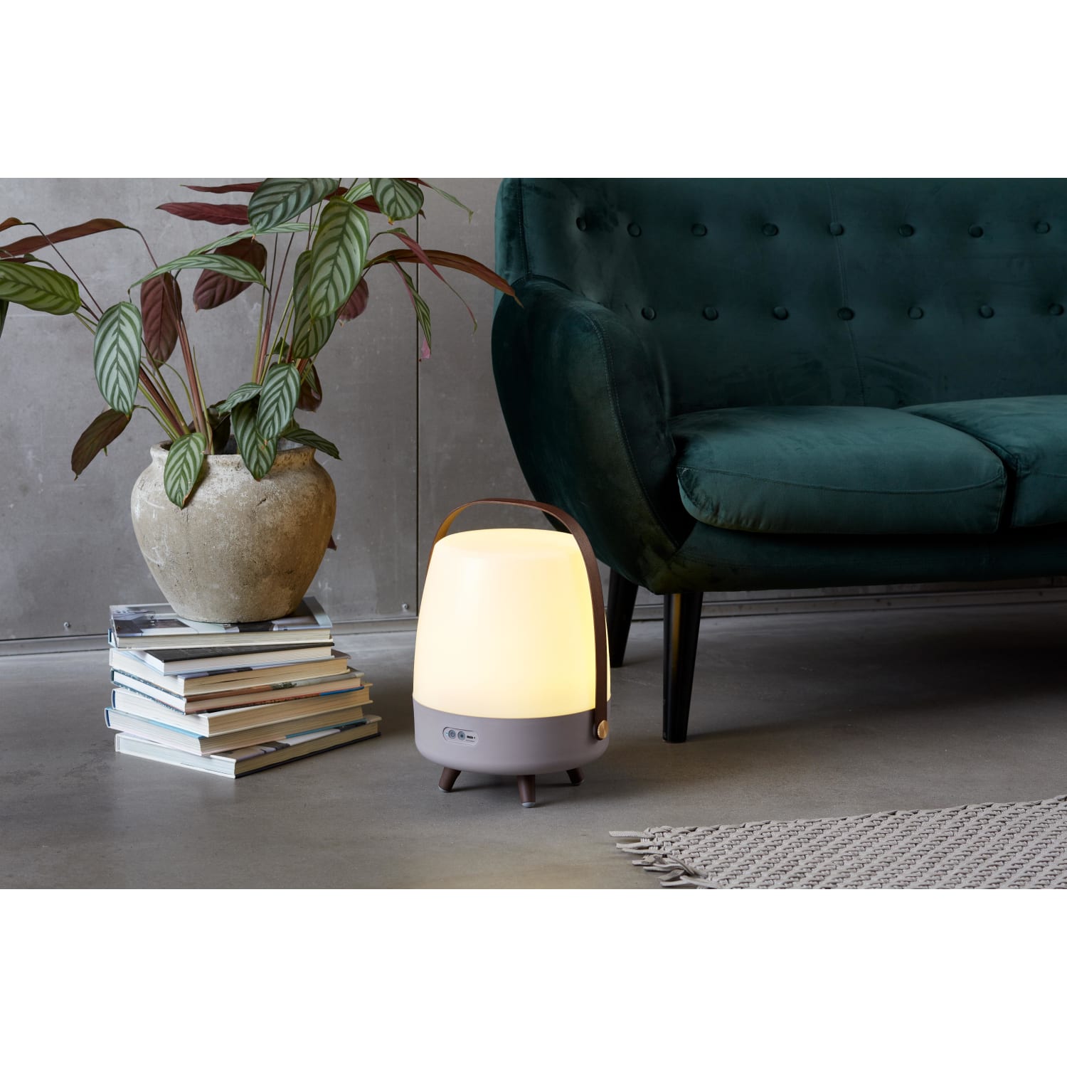 Kooduu Lite Up Play Cordless Indoor/Outdoor JBL Speaker Lamp, Earth - Image 3