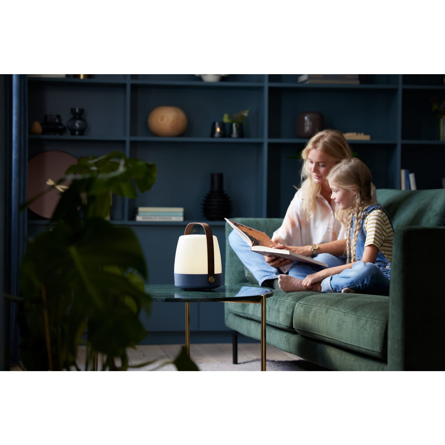 Kooduu Lite Up Play Mini Cordless Indoor/Outdoor JBL Speaker Lamp, Ocean - Image 4