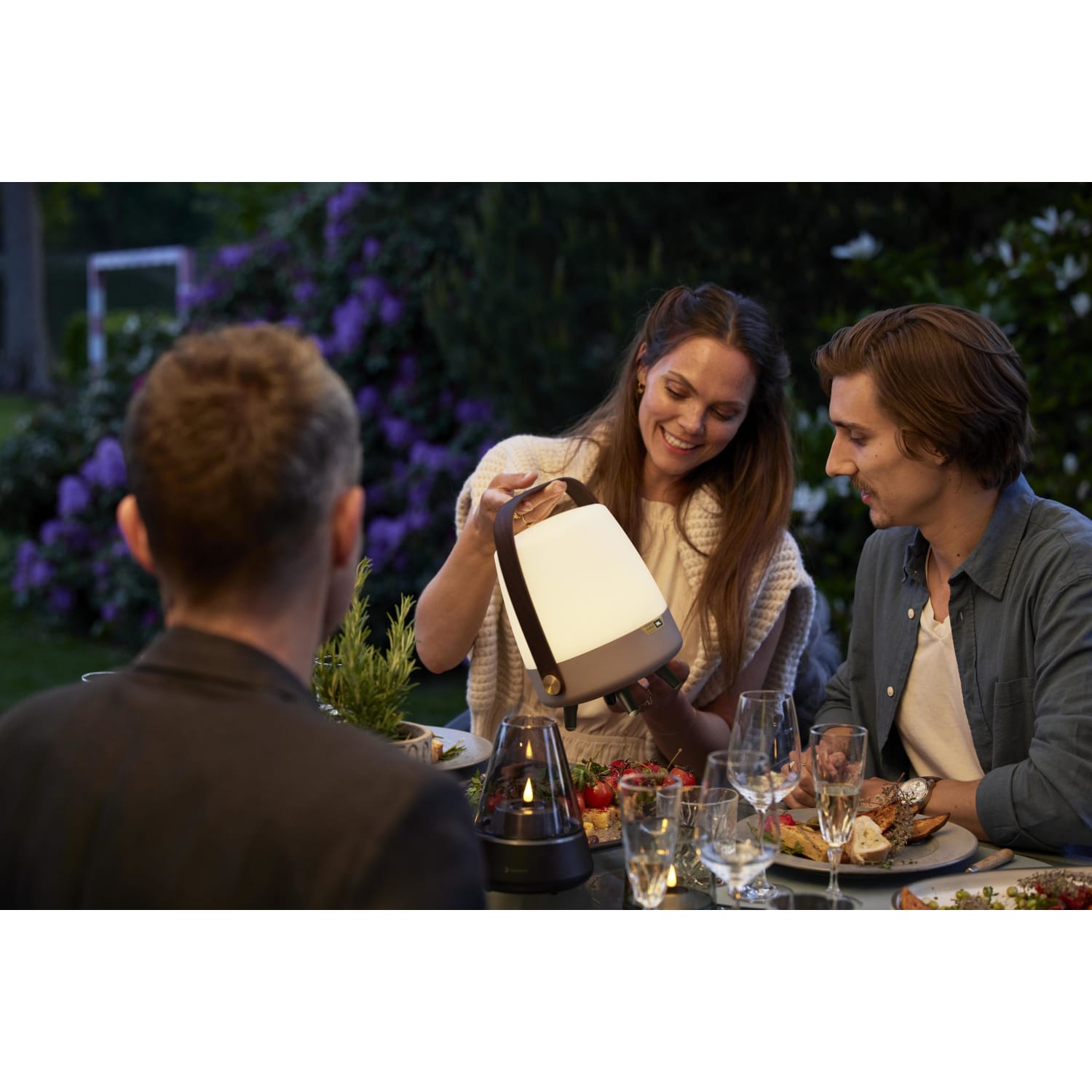 Kooduu Lite Up Play Mini Cordless Indoor/Outdoor JBL Speaker Lamp, Earth - Image 3