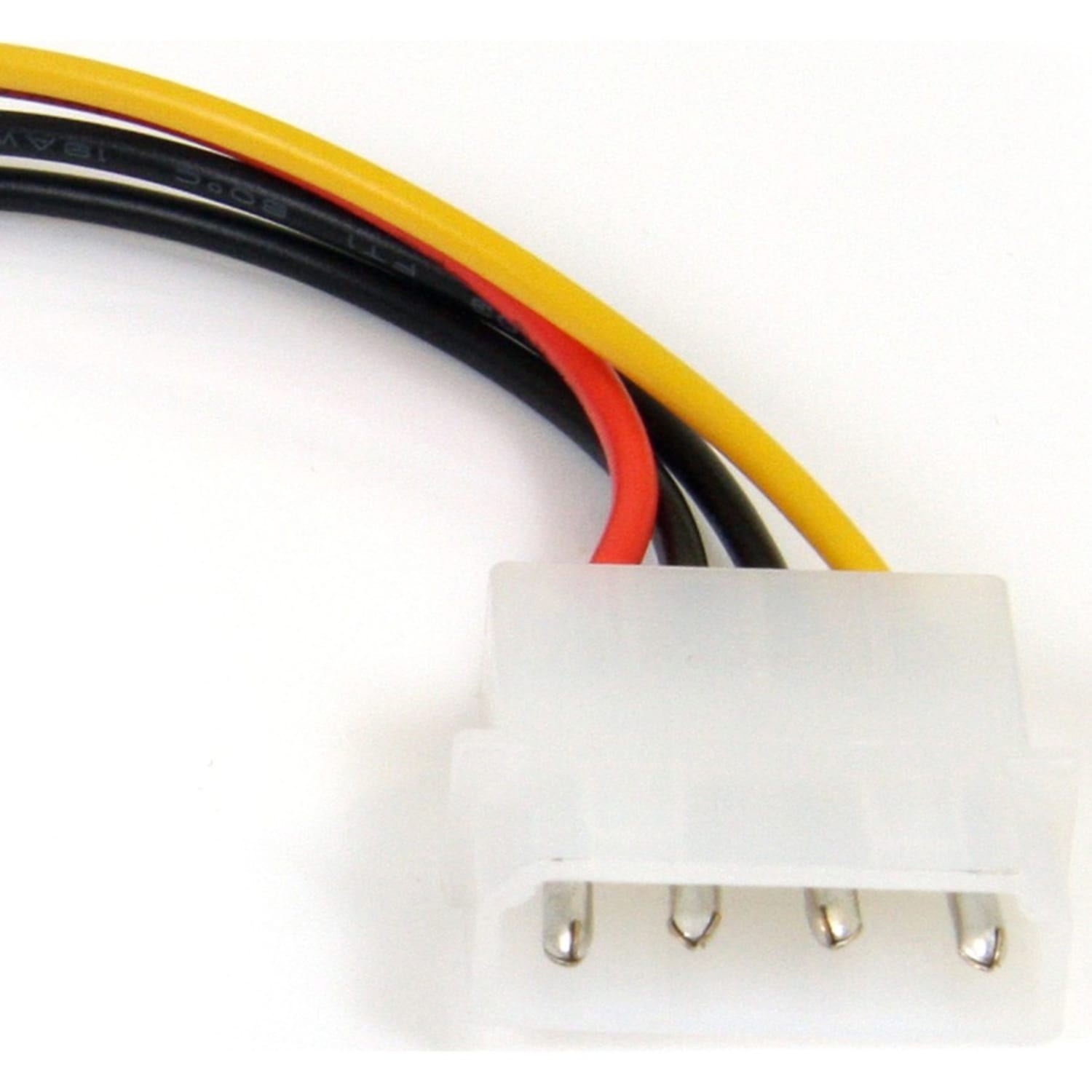 StarTech.com 6in 4 Pin Molex to Right Angle SATA Power Cable Adapter - Image 6