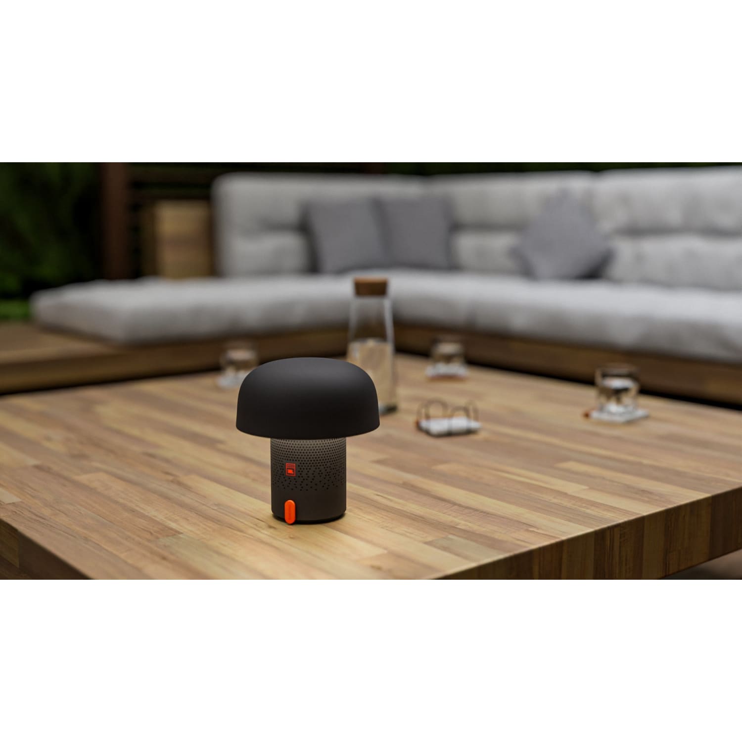 Kooduu Sensa Play Cordless Indoor/Outdoor JBL Speaker Lamp, Black - Image 3