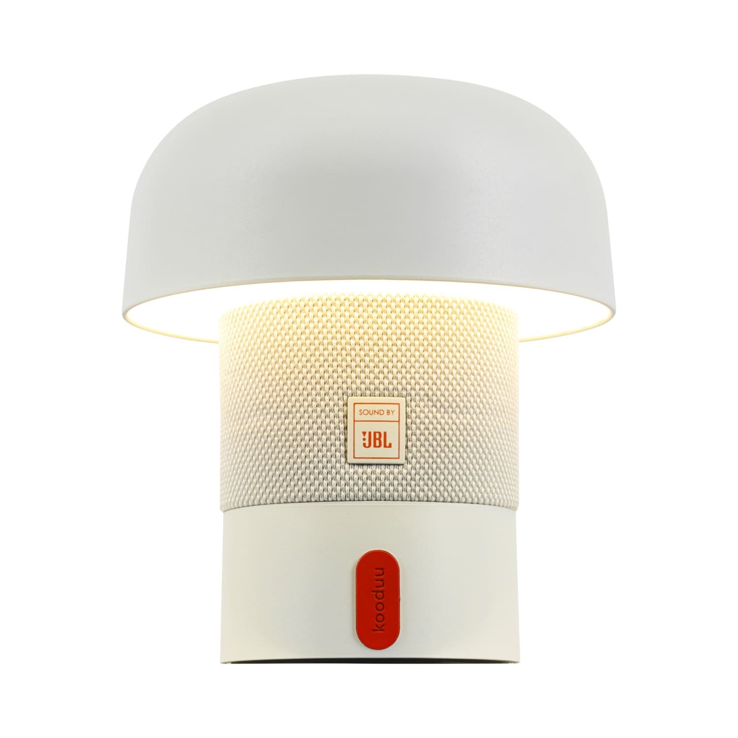 Kooduu Sensa Play Mini Cordless Indoor/Outdoor JBL Speaker Lamp, White - Image 3